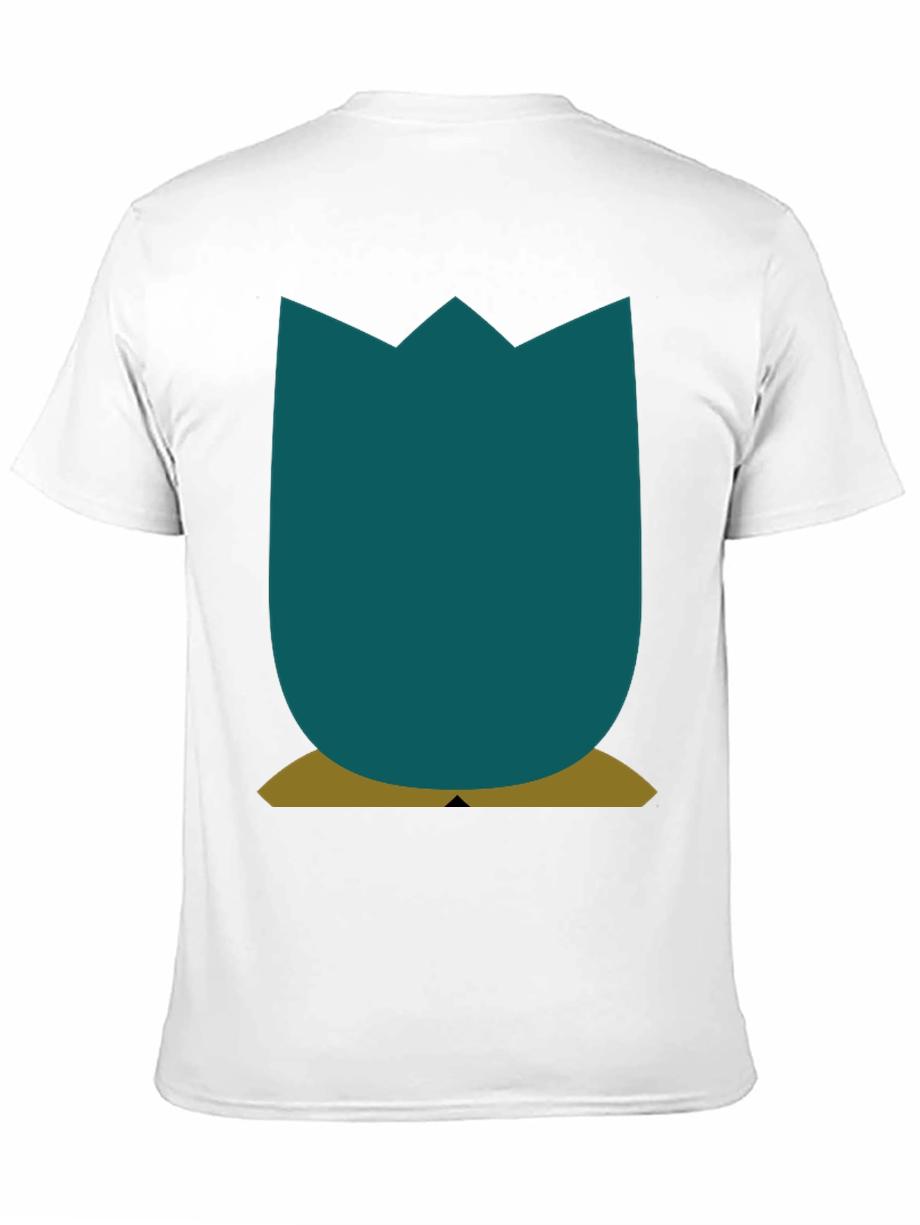 Minimalist Tulip Graphic Tee - Black