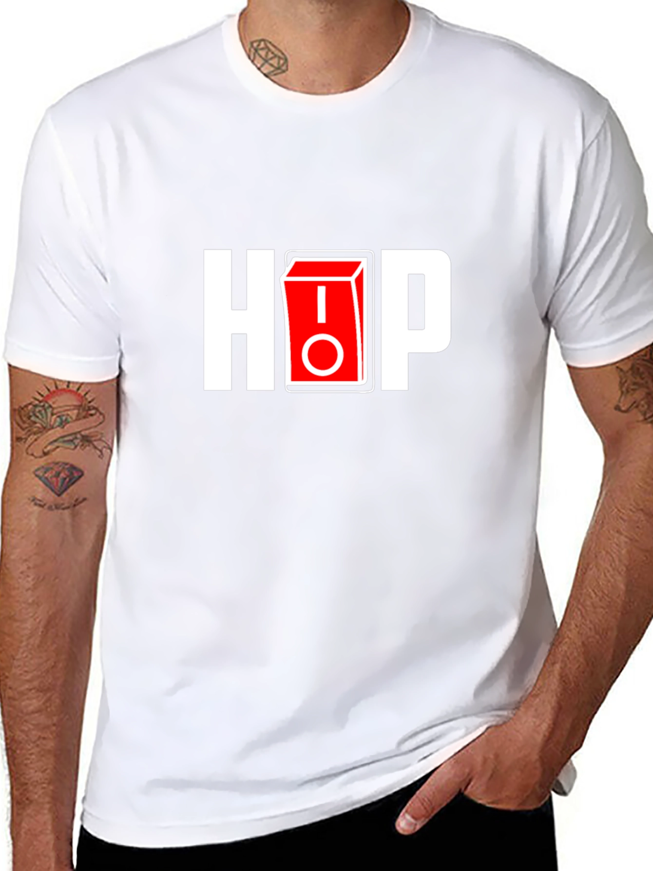 Hop On/Off Black T-Shirt