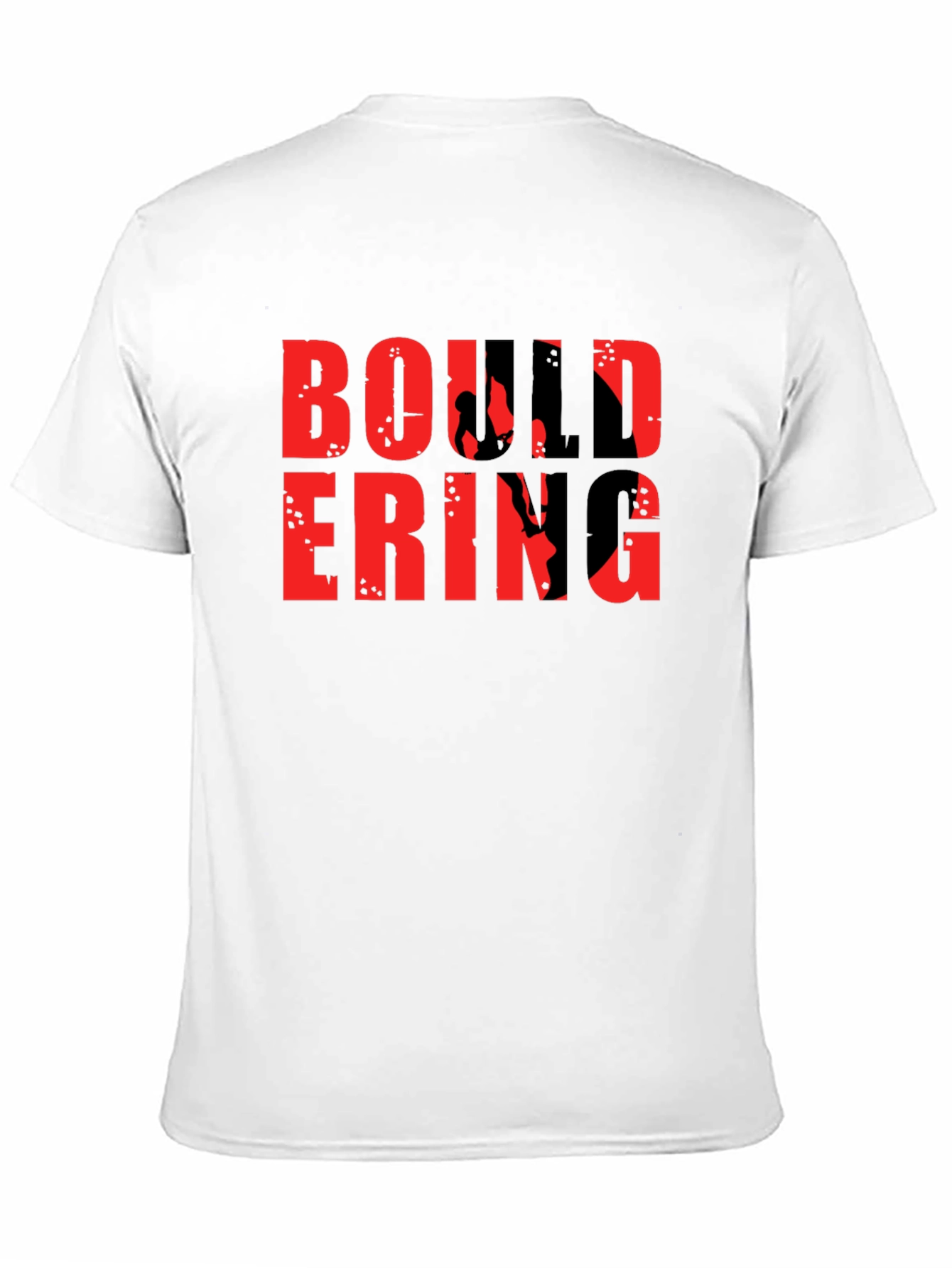 Bouldering Graphic T-Shirt - Black Cotton Climbing Tee