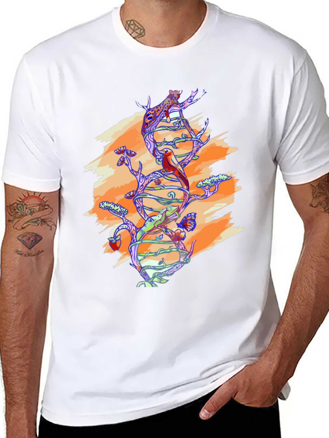 Nature DNA T-Shirt - Unique Graphic Tee