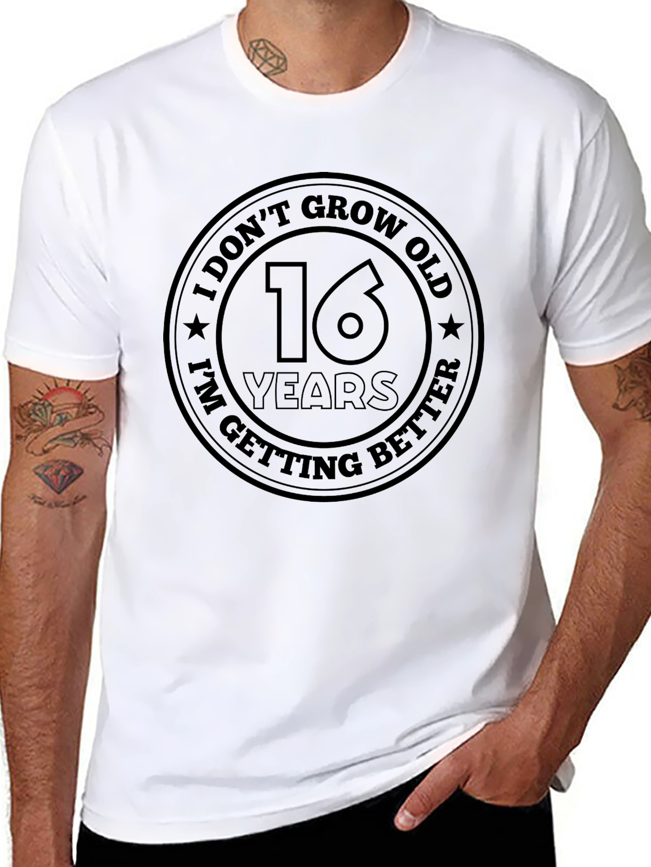 16th Birthday I Dont Grow Old T-Shirt