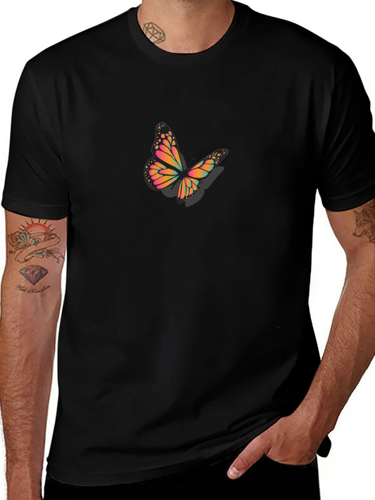 Butterfly Graphic Black T-Shirt