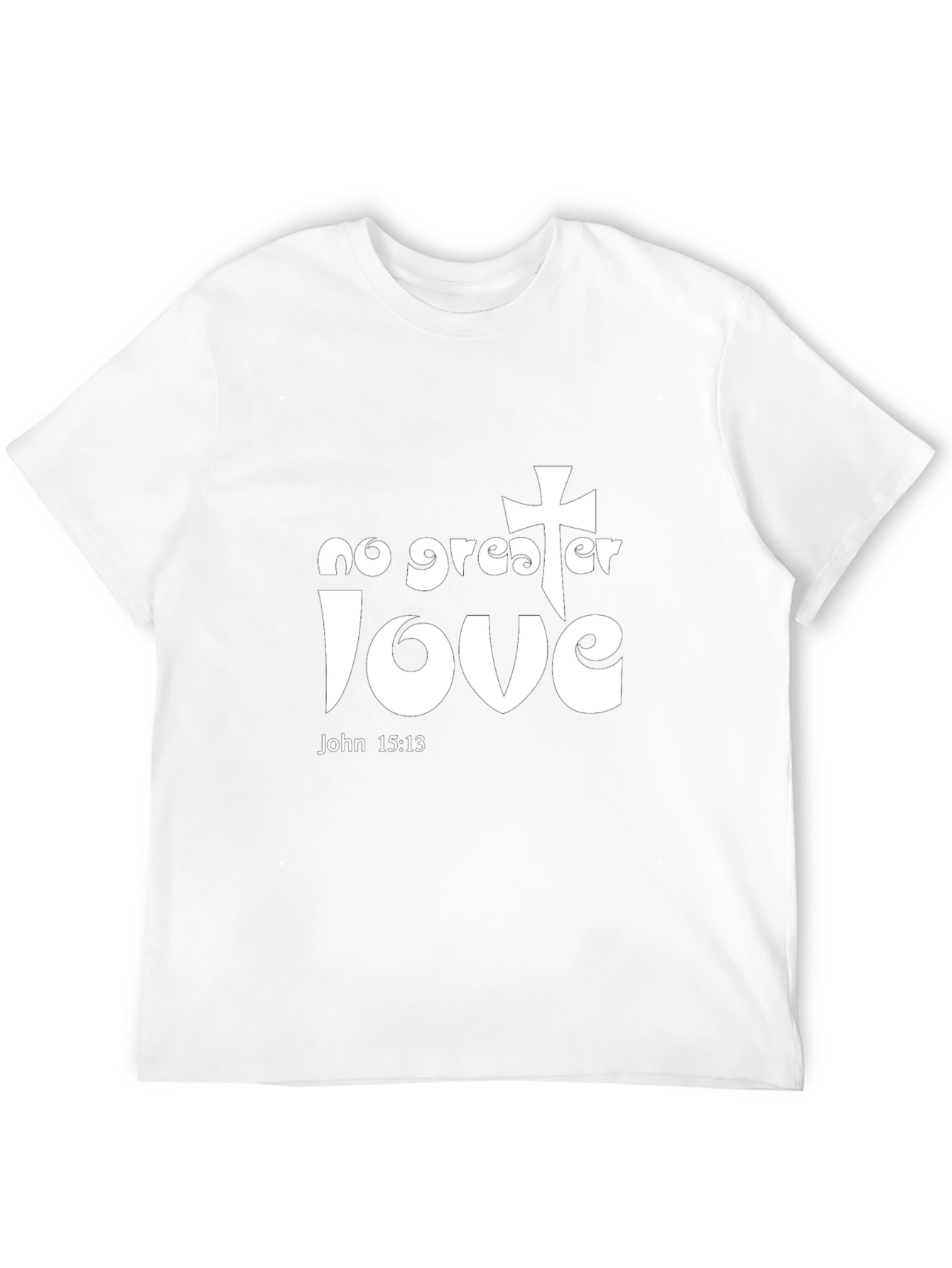 No Greater Love Christian Graphic T-Shirt