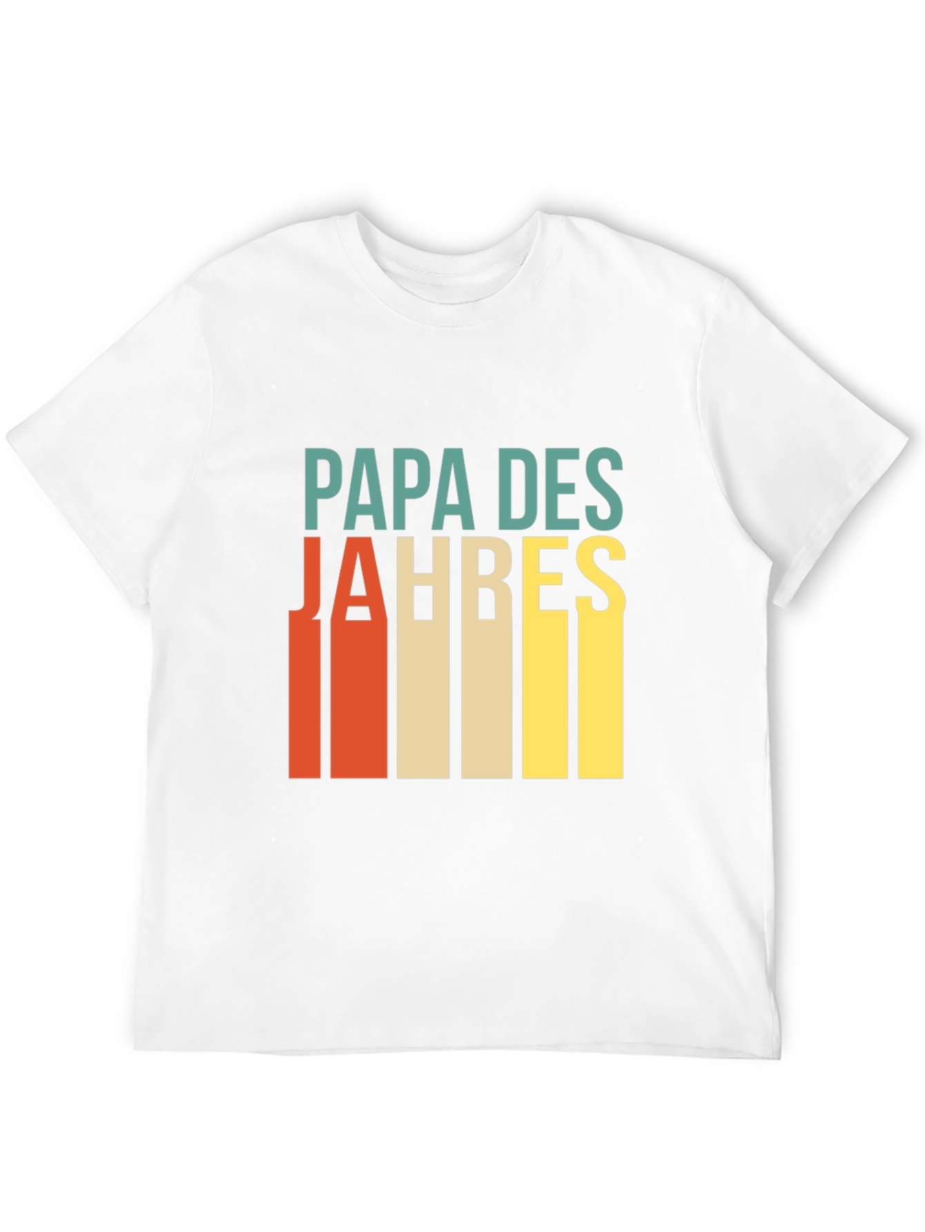 Papa Des Jahres Retro T-Shirt - Best Dad Ever!