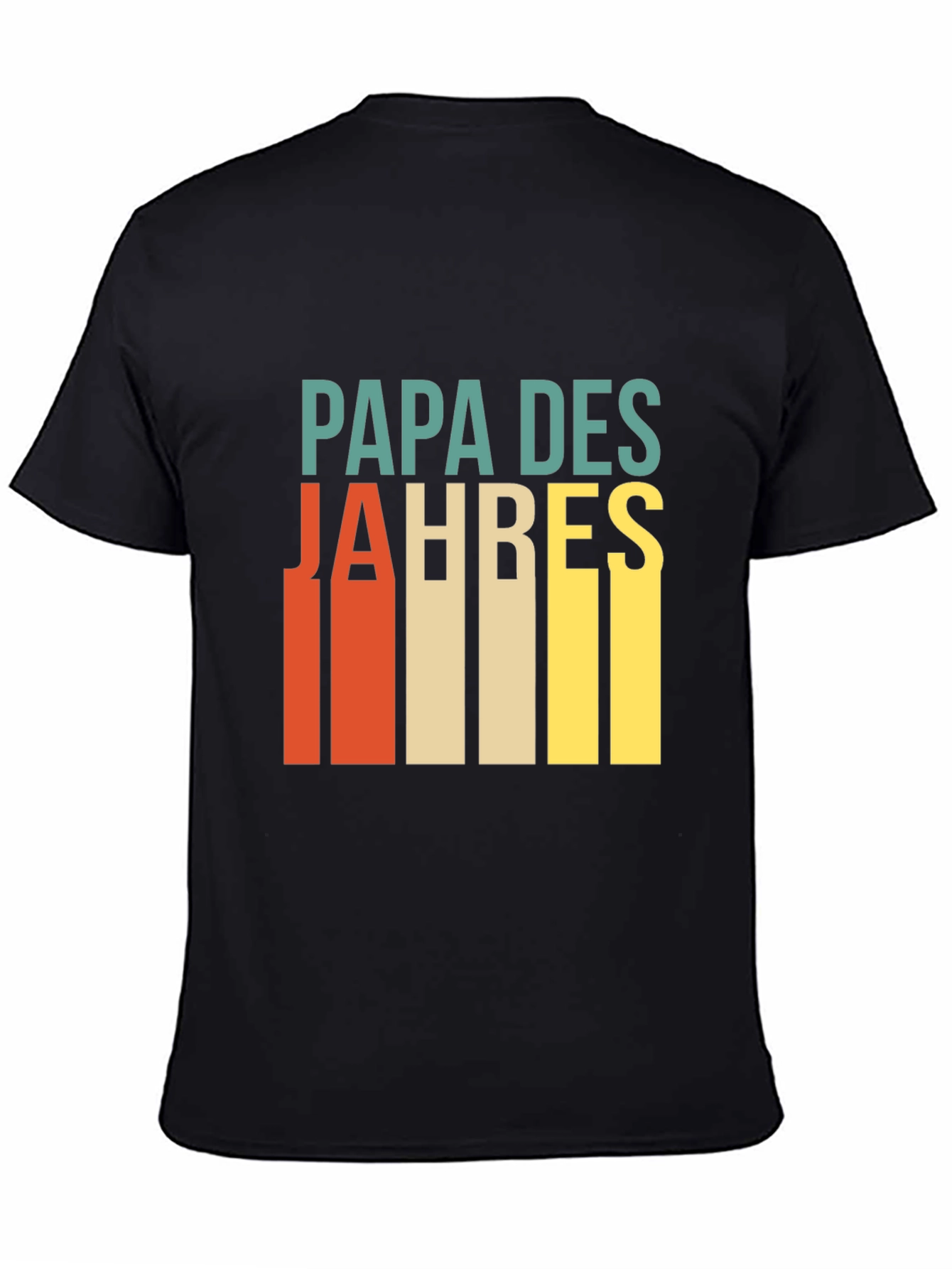 Papa Des Jahres Retro T-Shirt - Best Dad Ever!