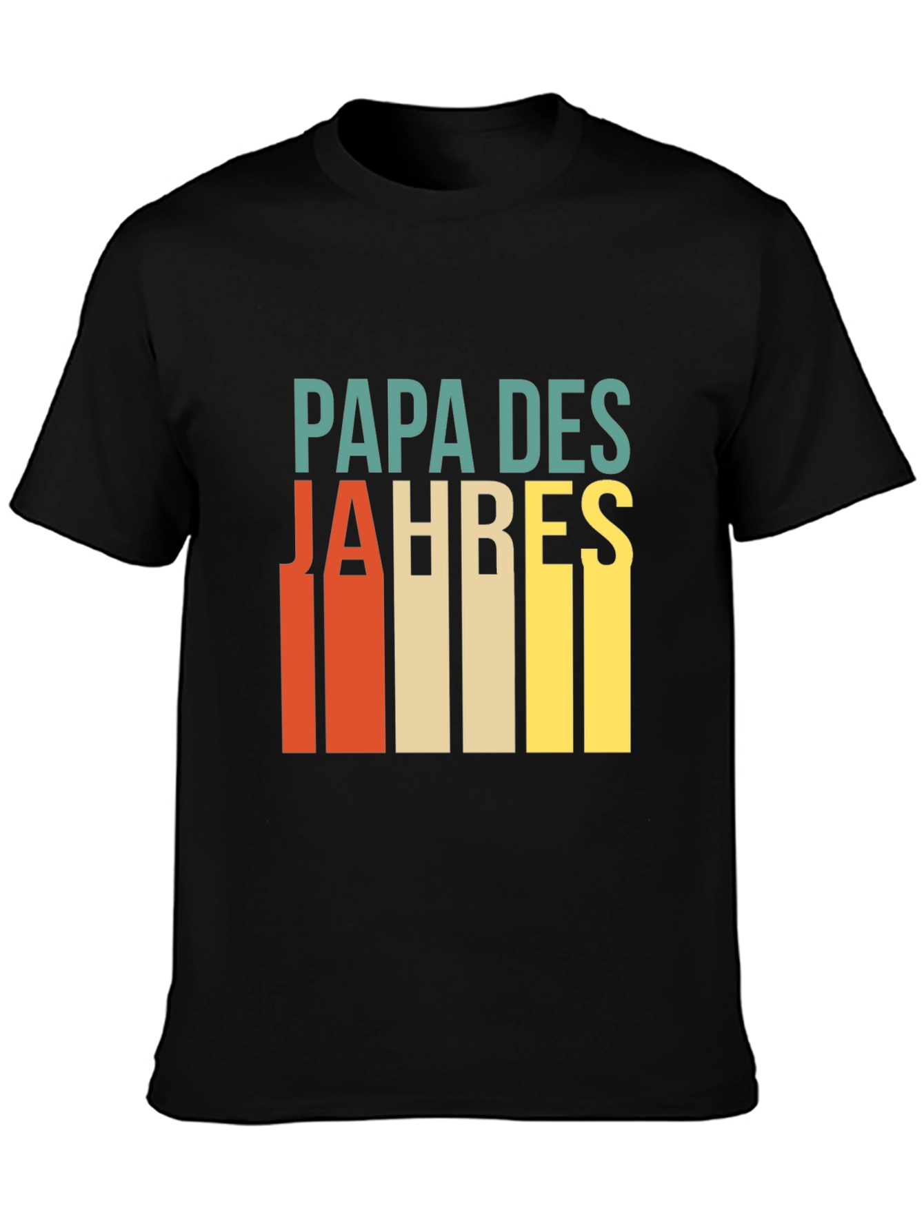 Papa Des Jahres Retro T-Shirt - Best Dad Ever!