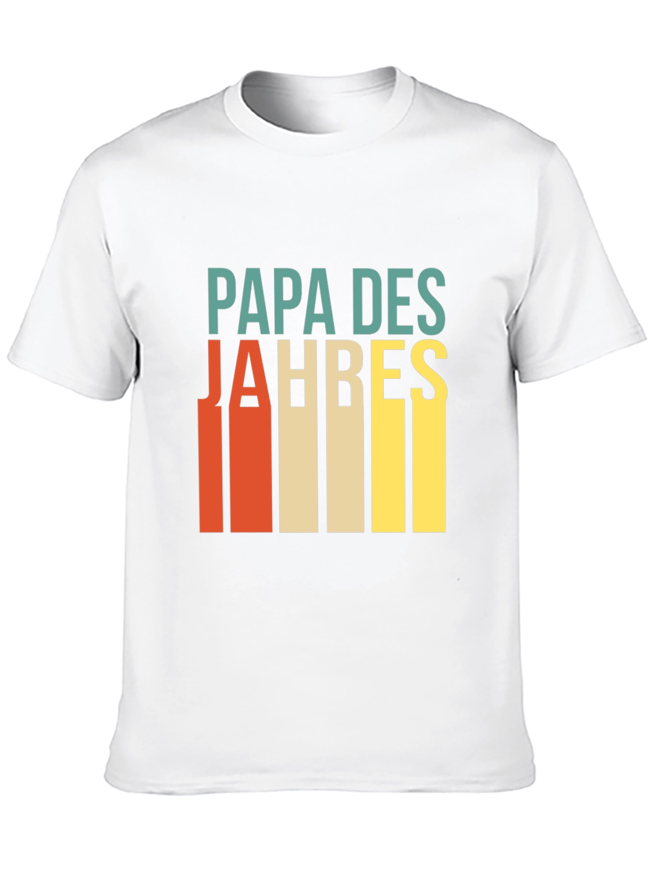 Papa Des Jahres Retro T-Shirt - Best Dad Ever!