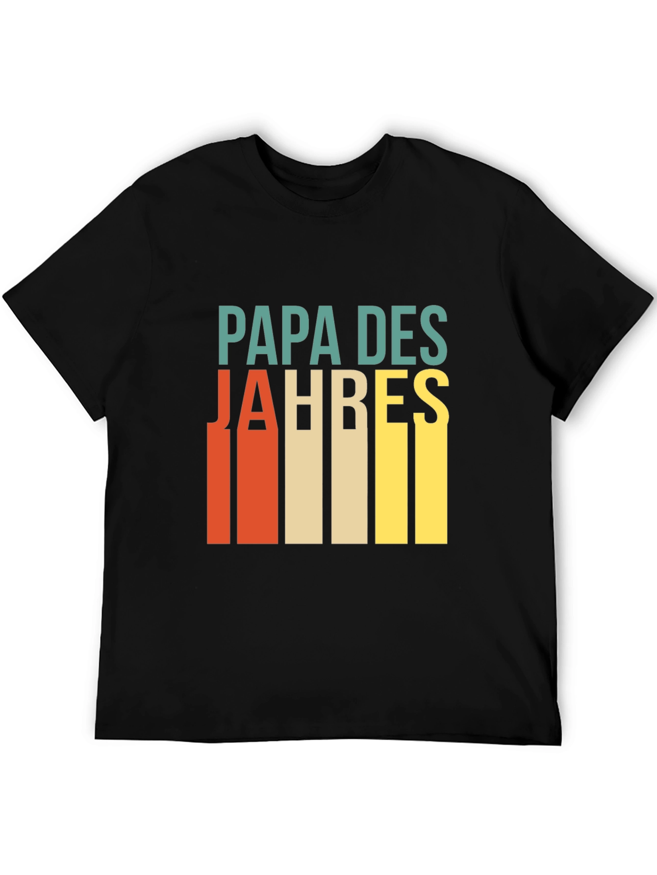Papa Des Jahres Retro T-Shirt - Best Dad Ever!