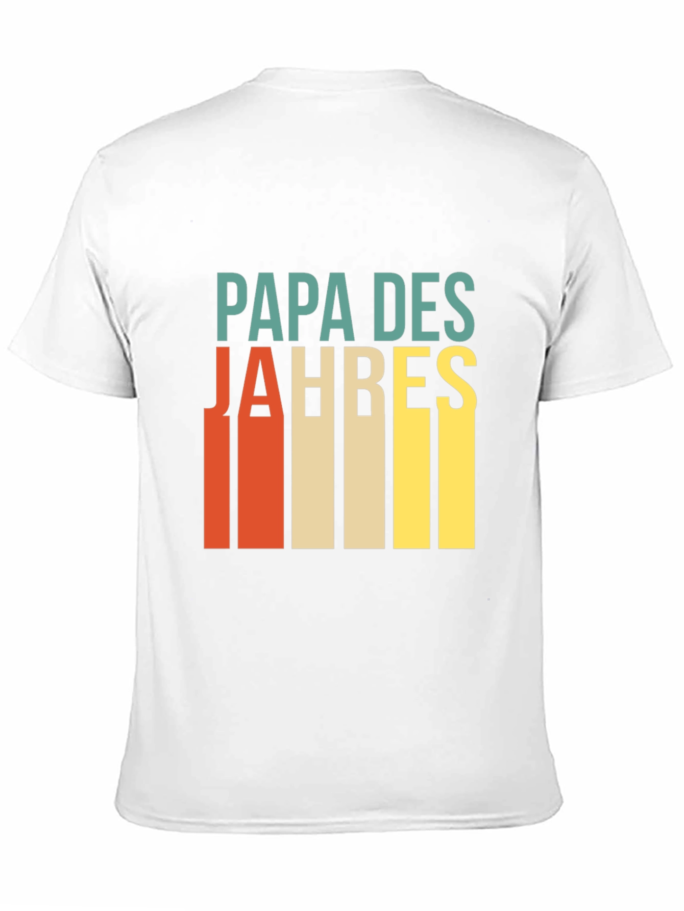 Papa Des Jahres Retro T-Shirt - Best Dad Ever!