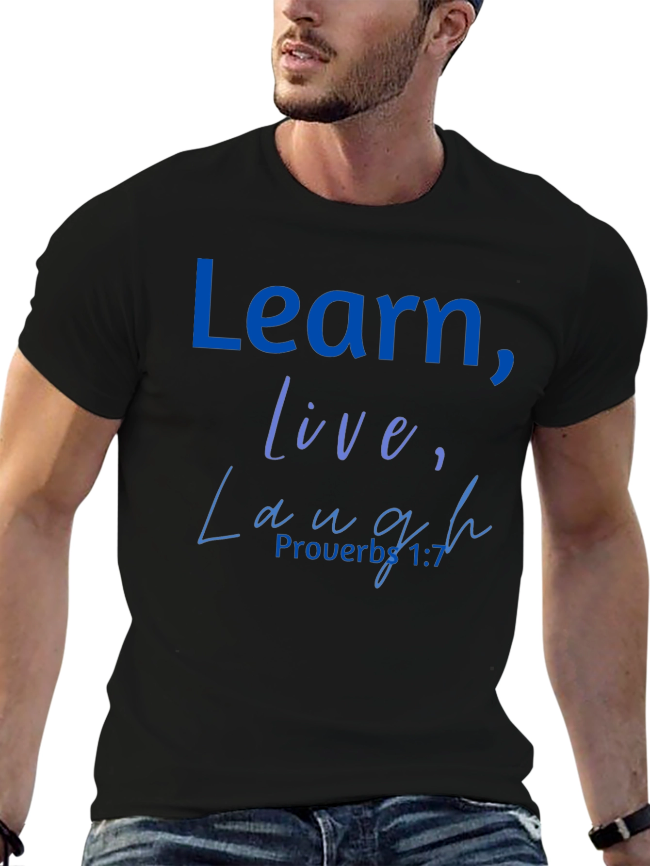 Learn Live Laugh Graphic Tee
