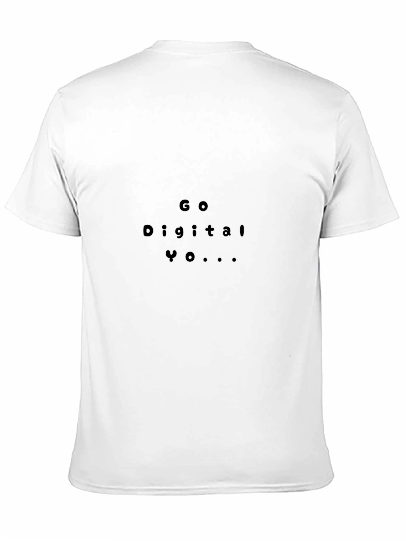 Go Digital Yo Black T-Shirt