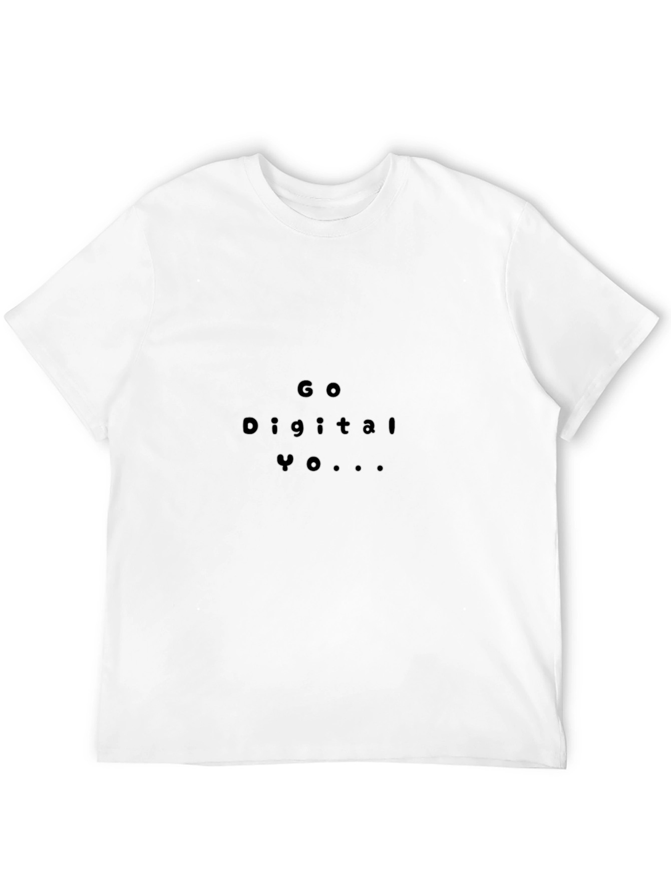 Go Digital Yo Black T-Shirt
