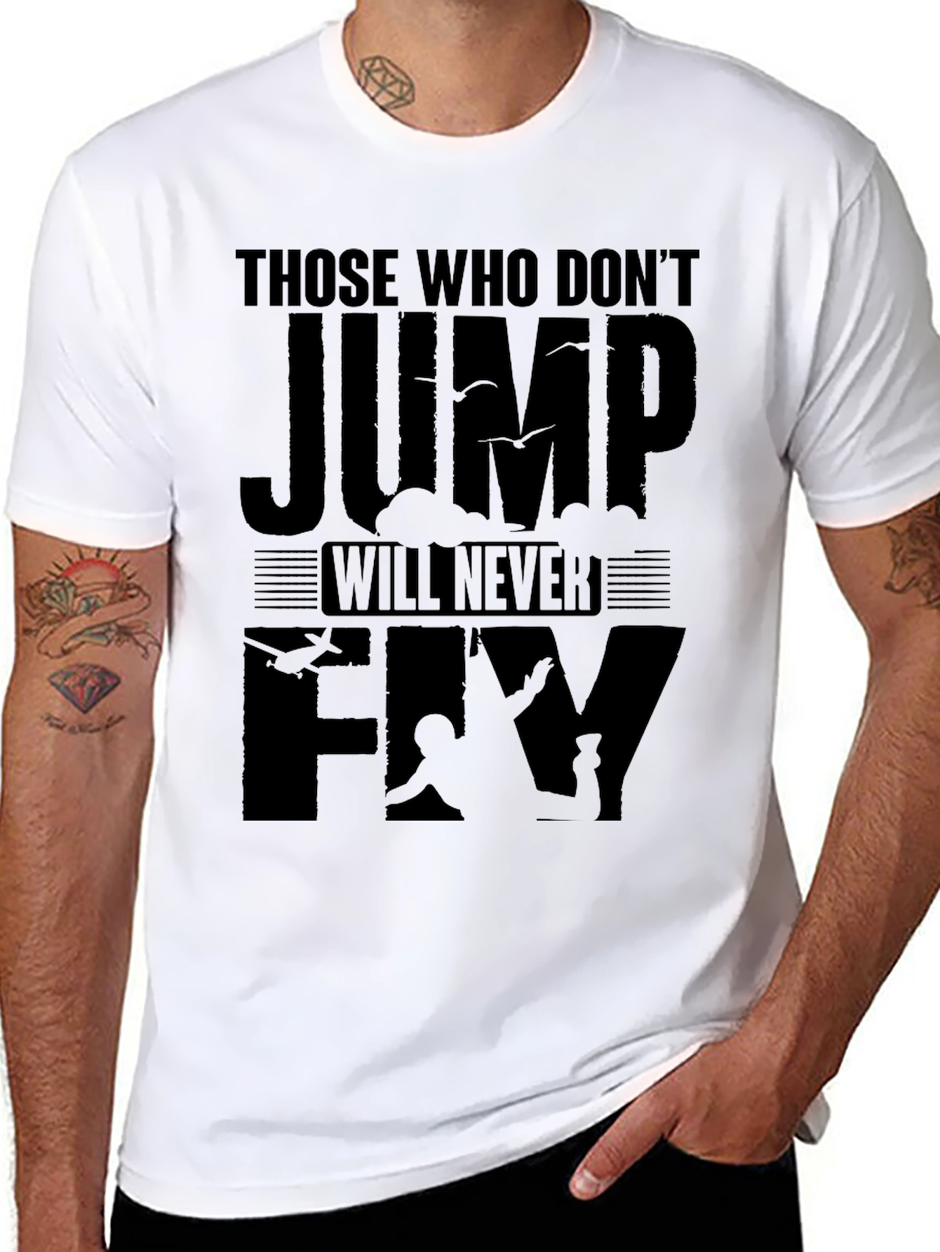 Jump and Fly Graphic T-Shirt