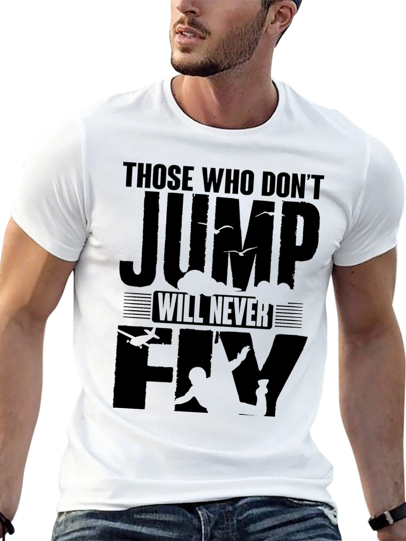 Jump and Fly Graphic T-Shirt