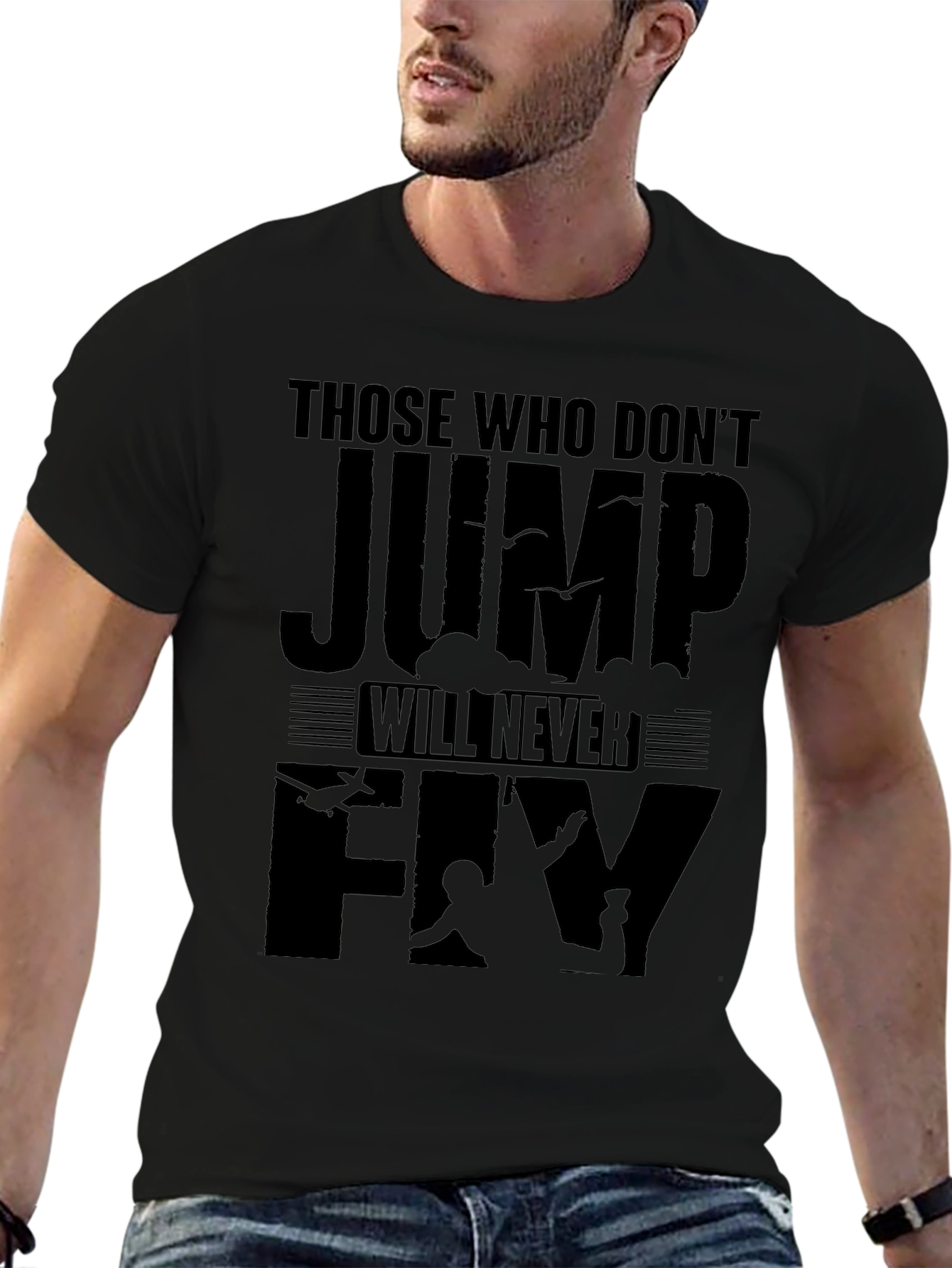 Jump and Fly Graphic T-Shirt