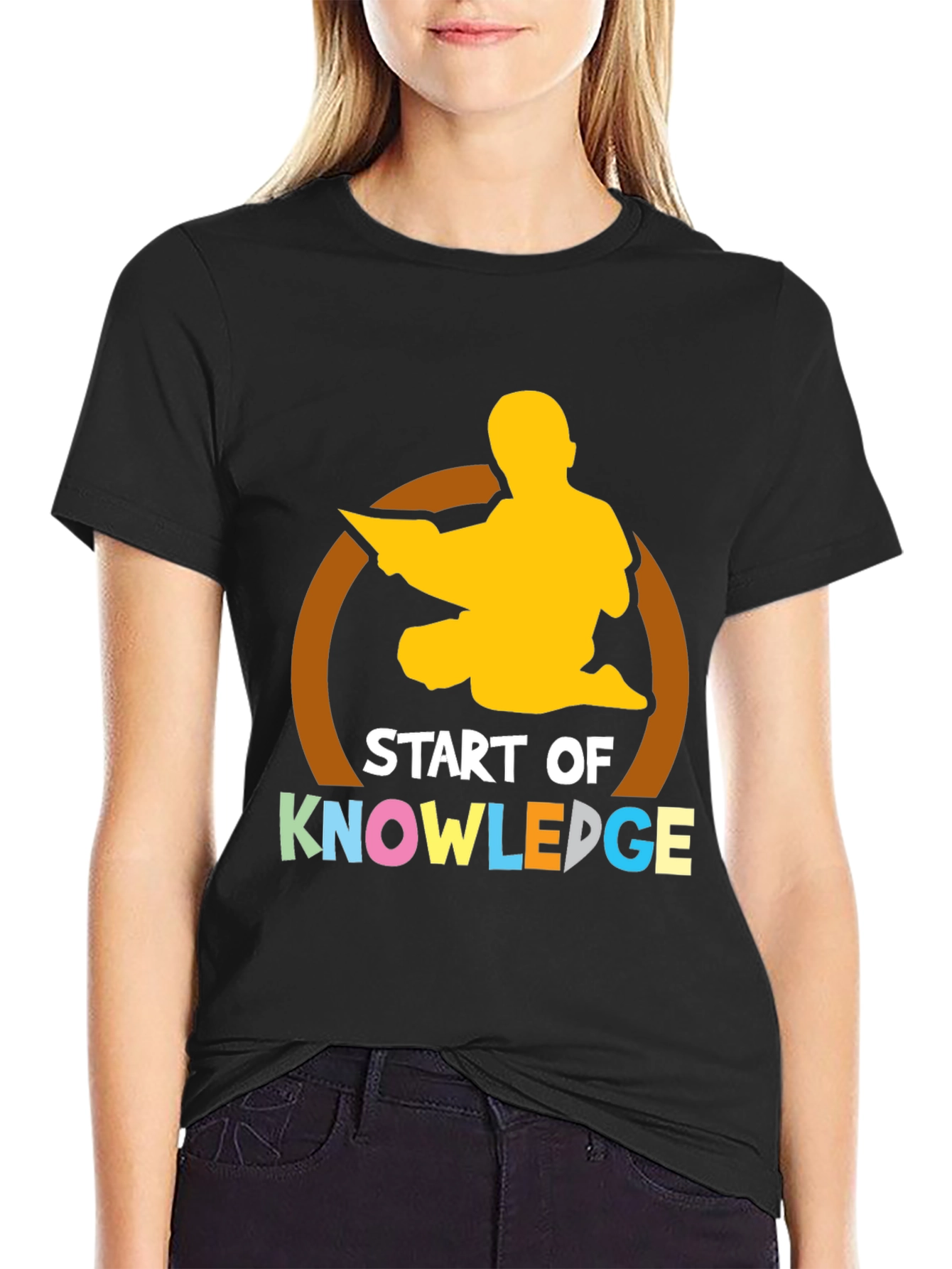 Start of Knowledge Graphic Black T-Shirt