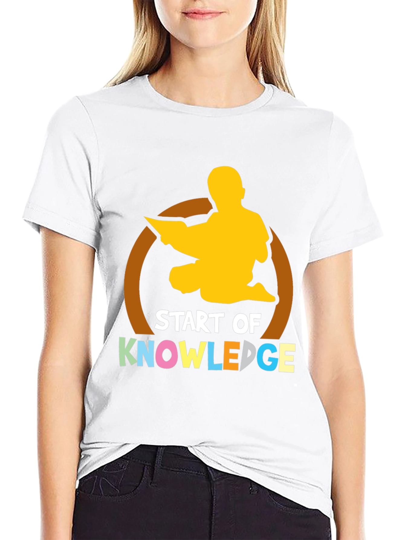 Start of Knowledge Graphic Black T-Shirt