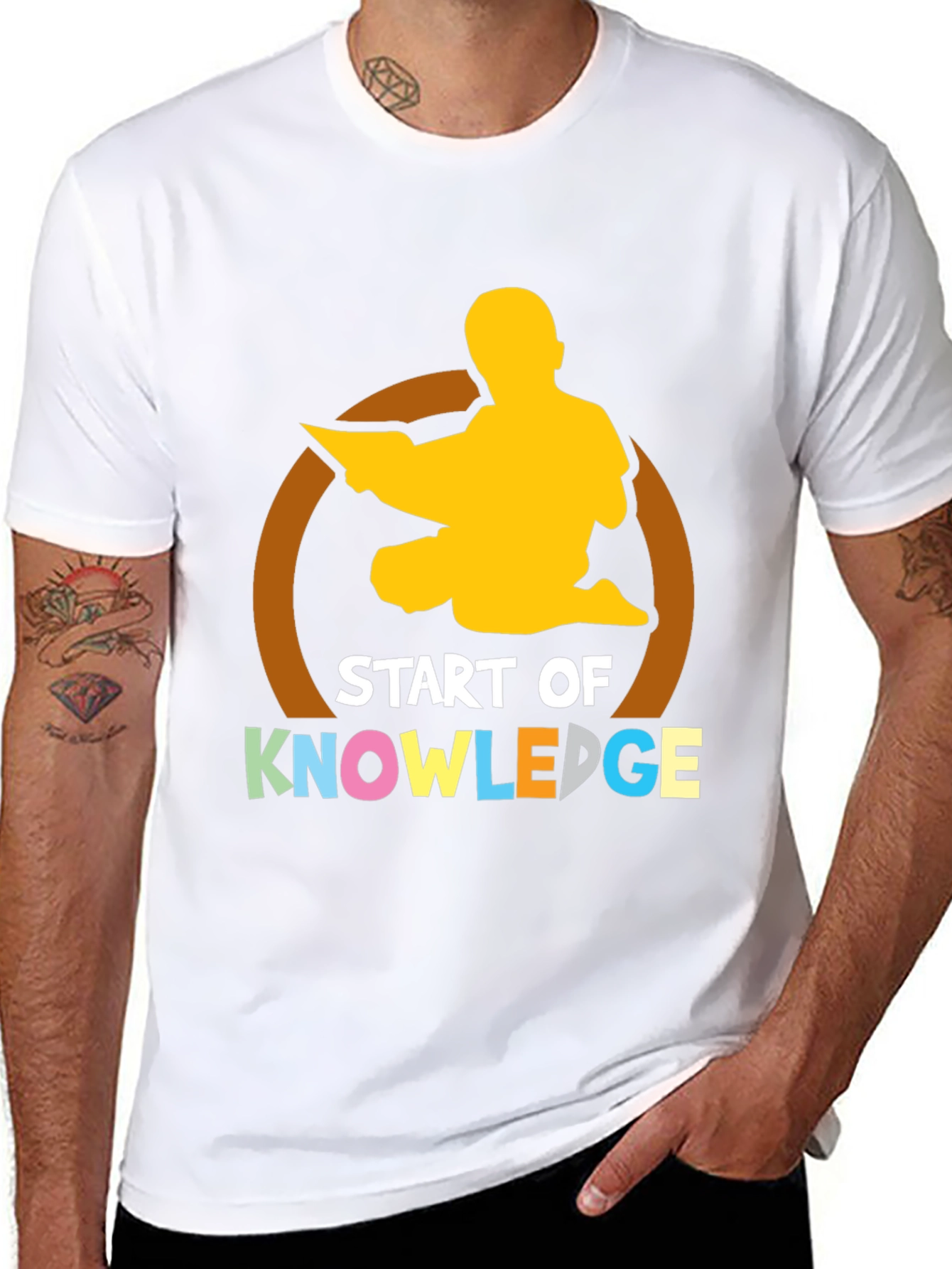 Start of Knowledge Graphic Black T-Shirt