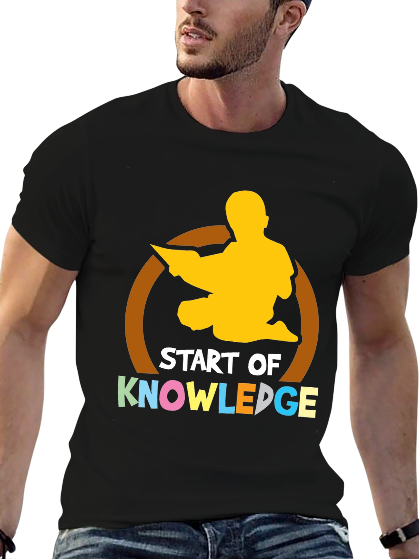 Start of Knowledge Graphic Black T-Shirt