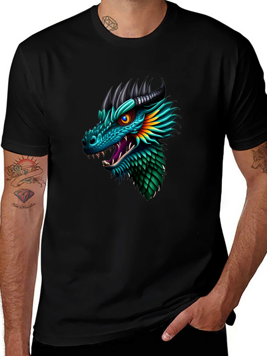 Dragon Graphic Tee - Black