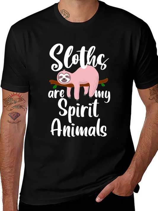 Sloth Spirit Animal Graphic T-Shirt - Unisex