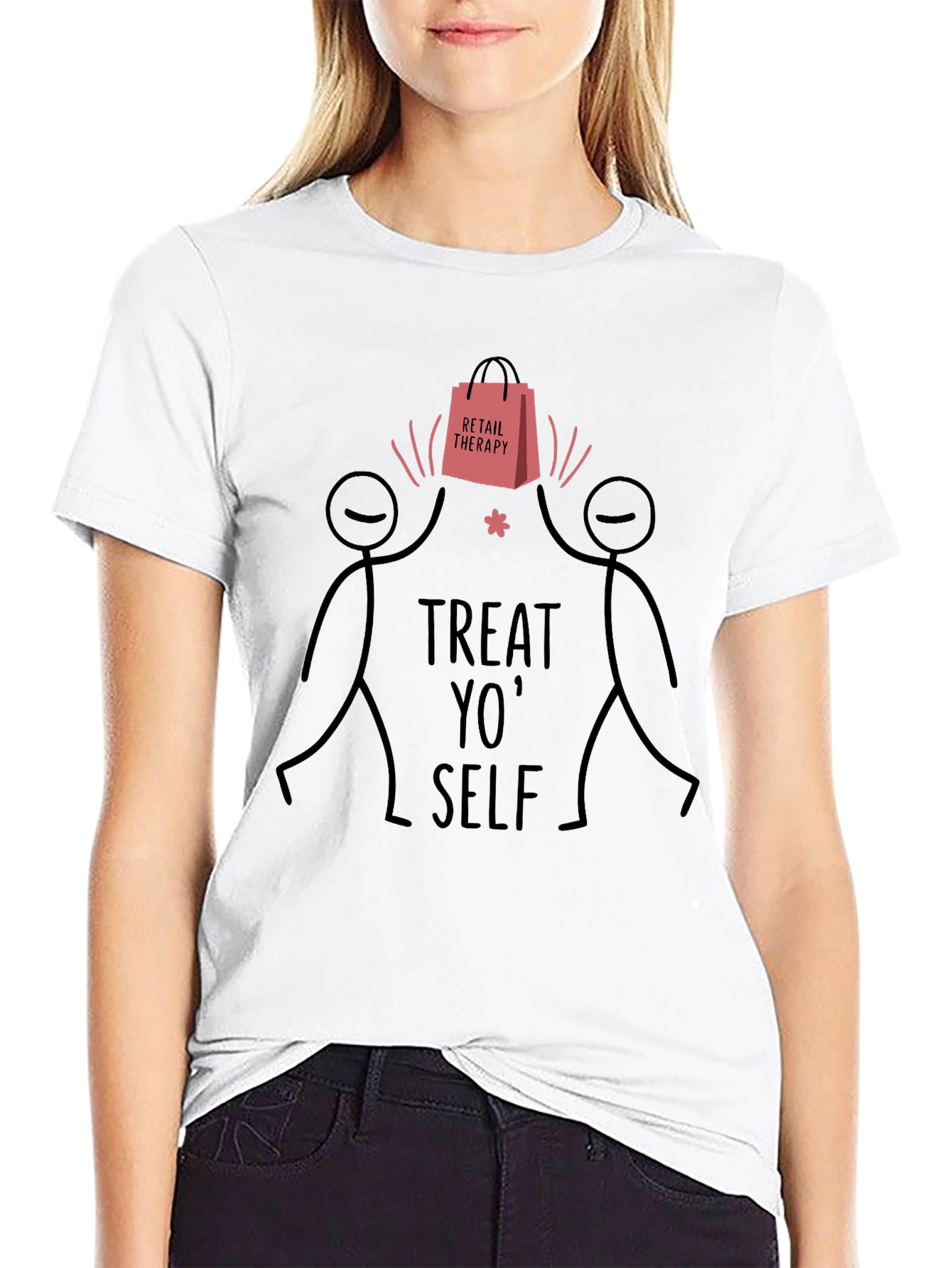 Treat Yo Self Graphic T-Shirt