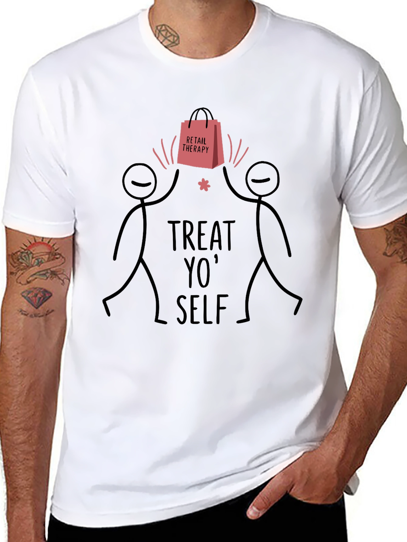 Treat Yo Self Graphic T-Shirt