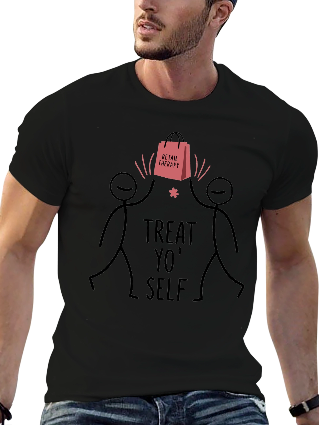 Treat Yo Self Graphic T-Shirt
