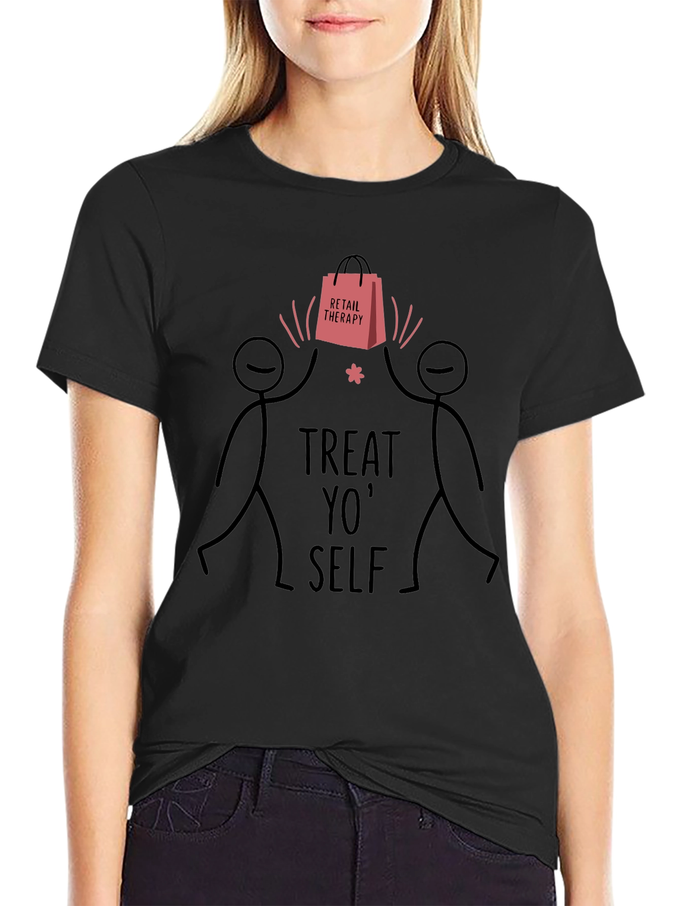 Treat Yo Self Graphic T-Shirt