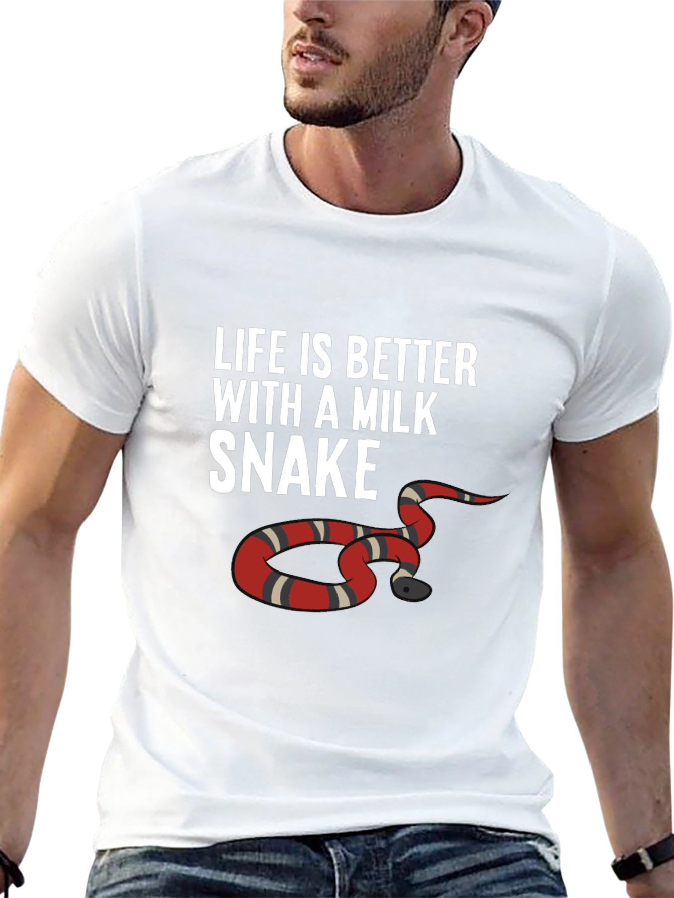 Life is Better with a Milk Snake Graphic Tee