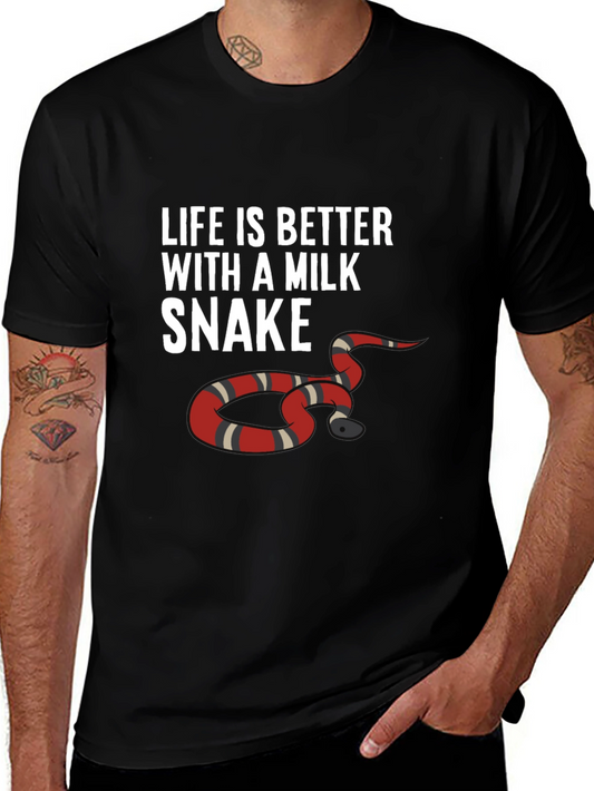 Life is Better with a Milk Snake Graphic Tee