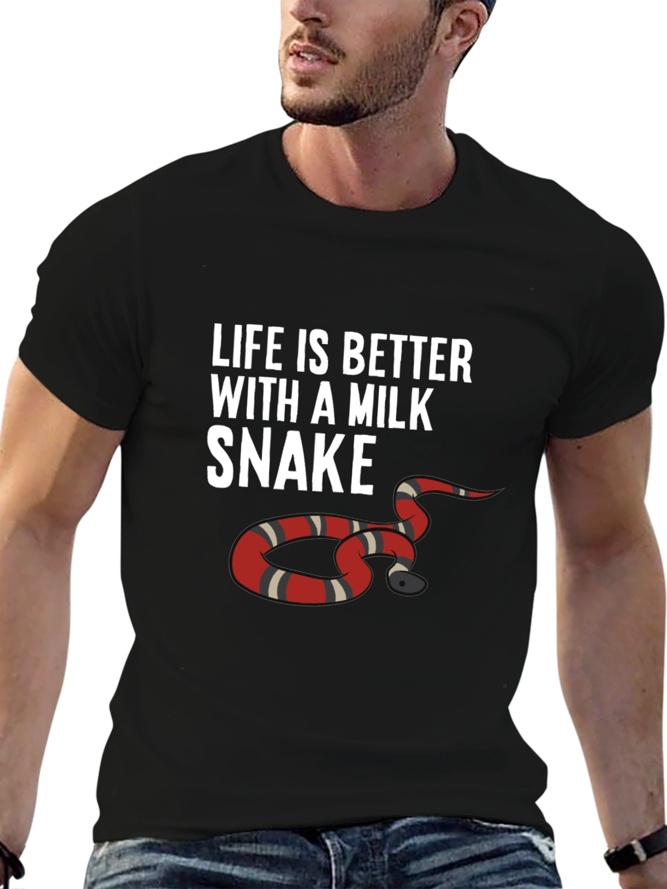 Life is Better with a Milk Snake Graphic Tee