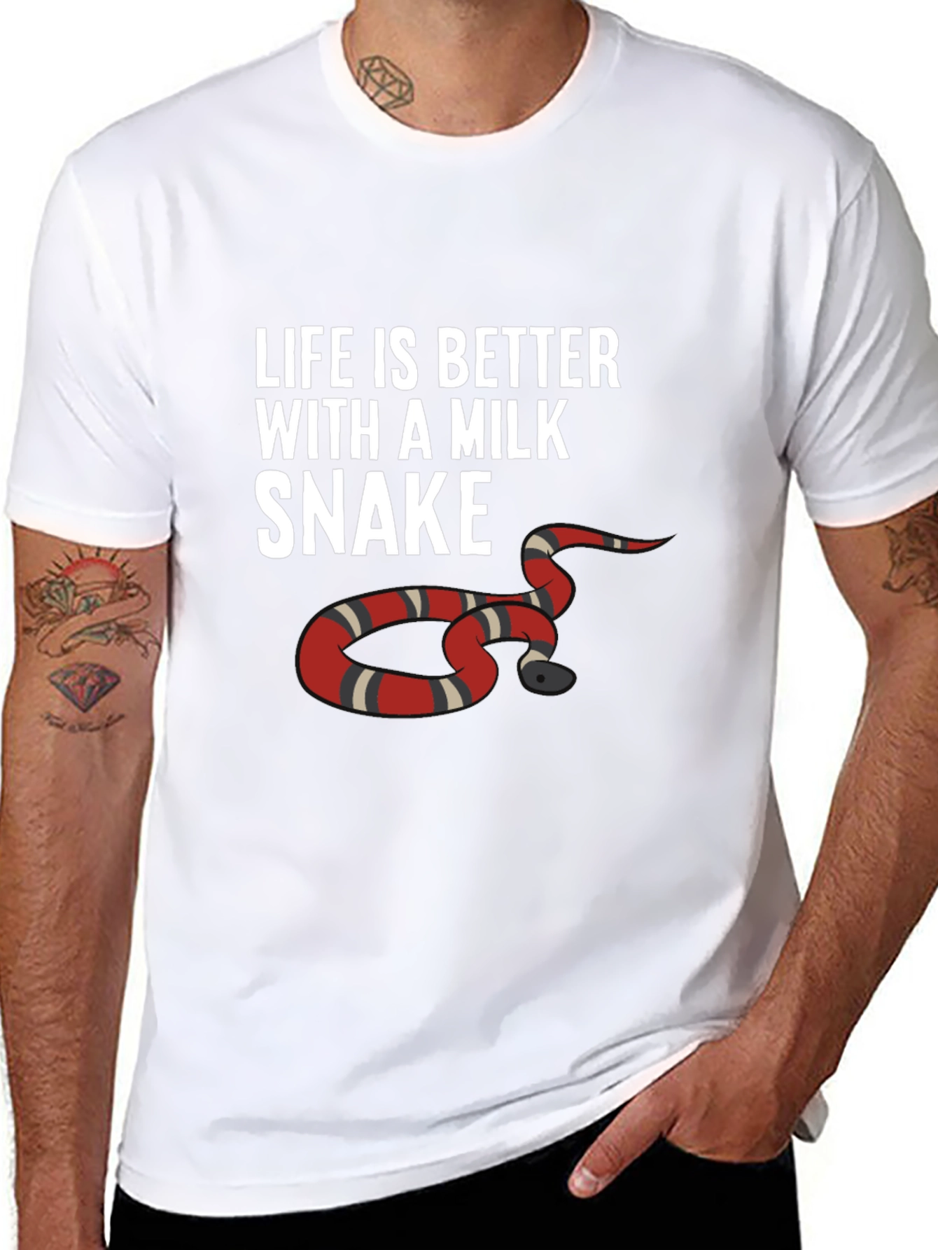 Life is Better with a Milk Snake Graphic Tee