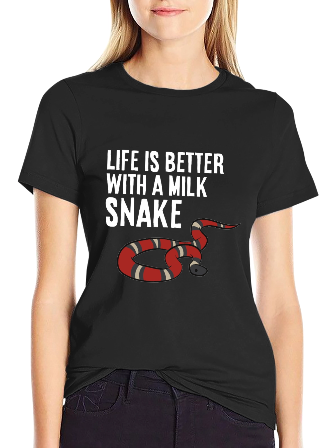 Life is Better with a Milk Snake Graphic Tee