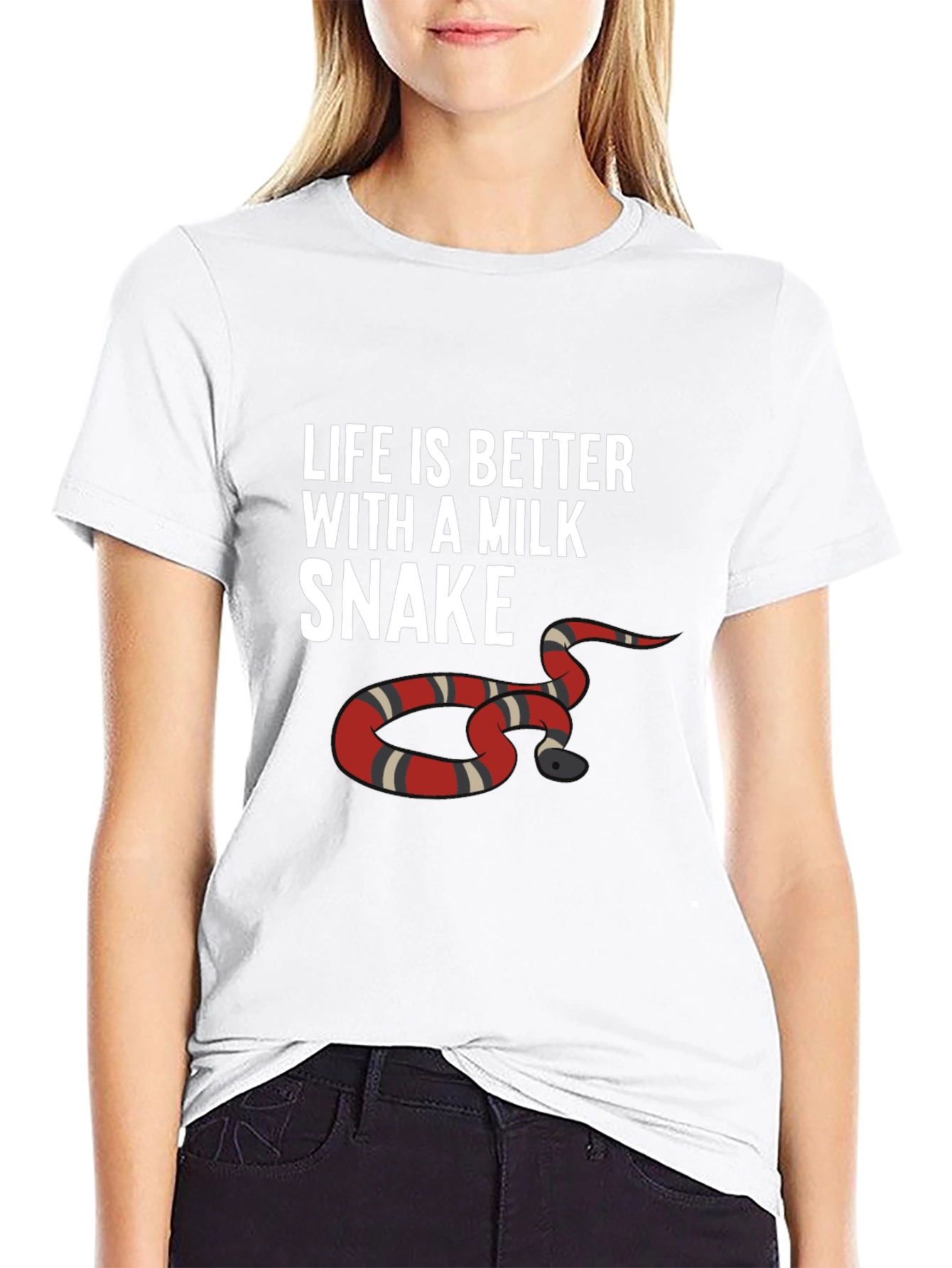 Life is Better with a Milk Snake Graphic Tee