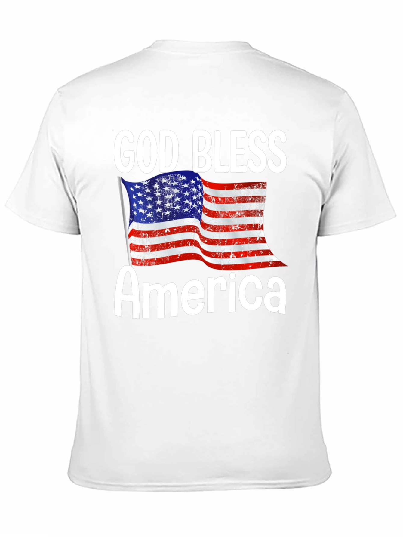 God Bless America T-Shirt - Patriotic USA Flag Tee