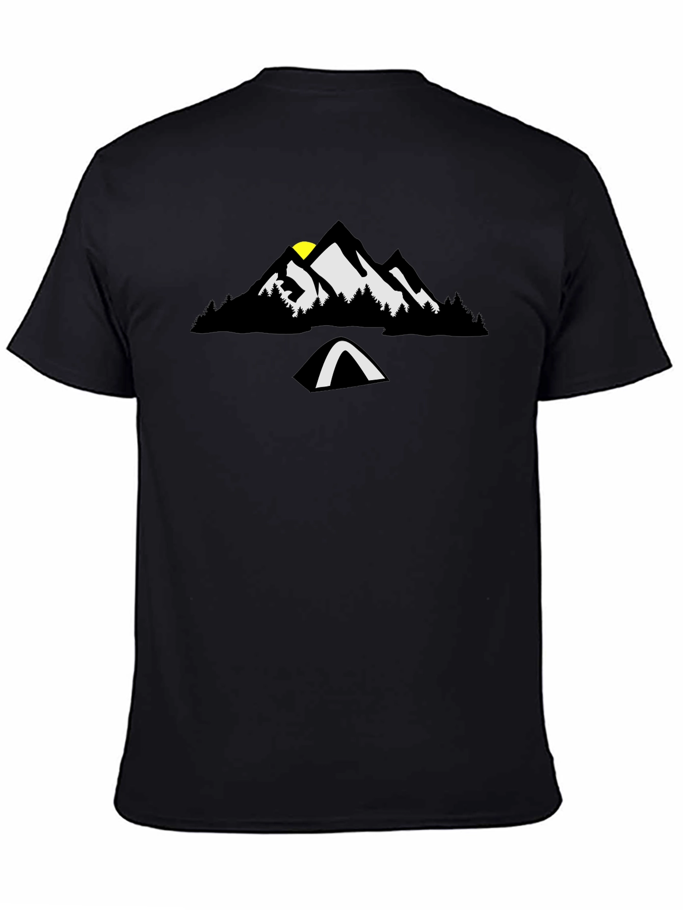Mountain Camp Graphic Tee - Black