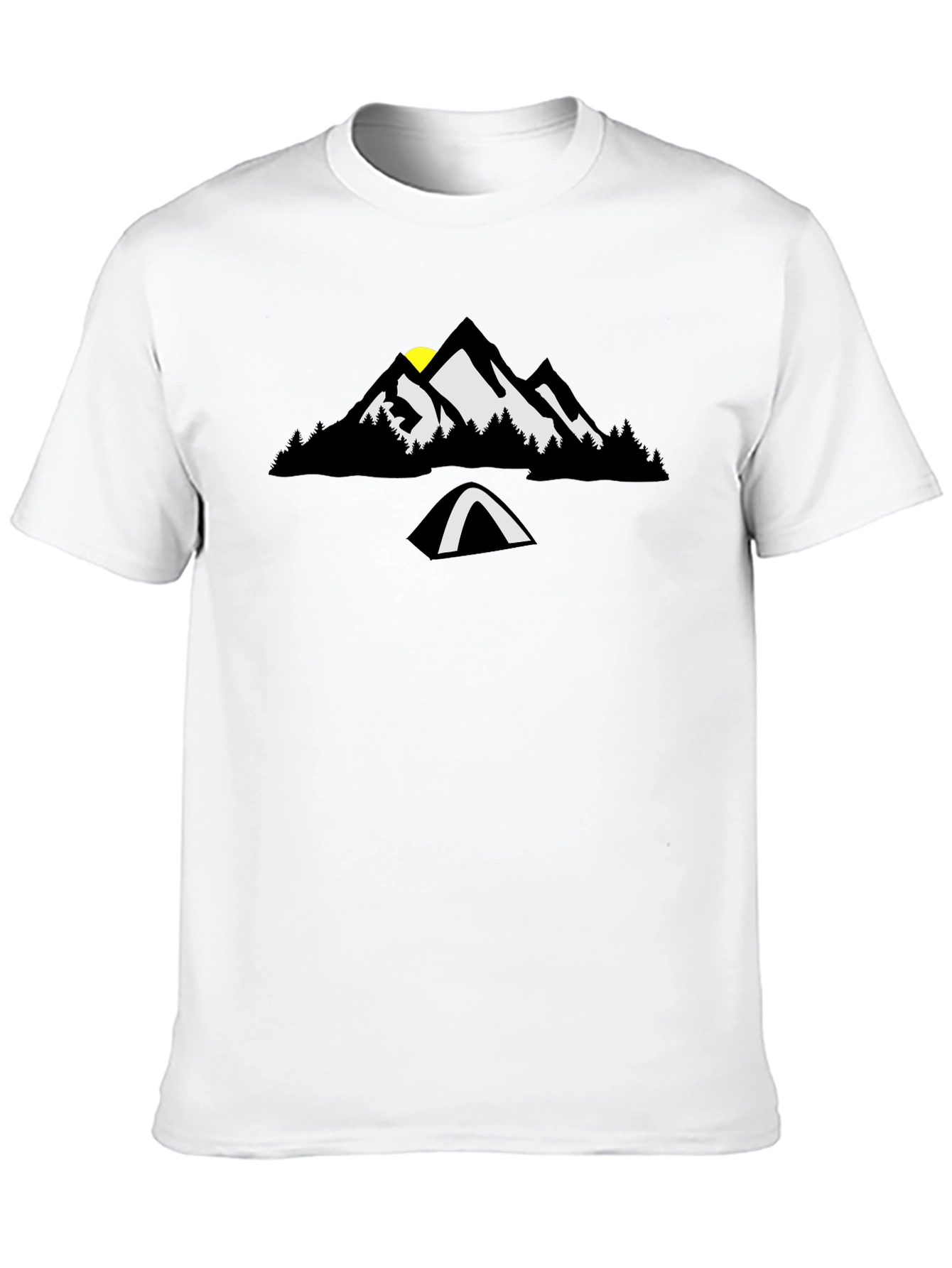 Mountain Camp Graphic Tee - Black