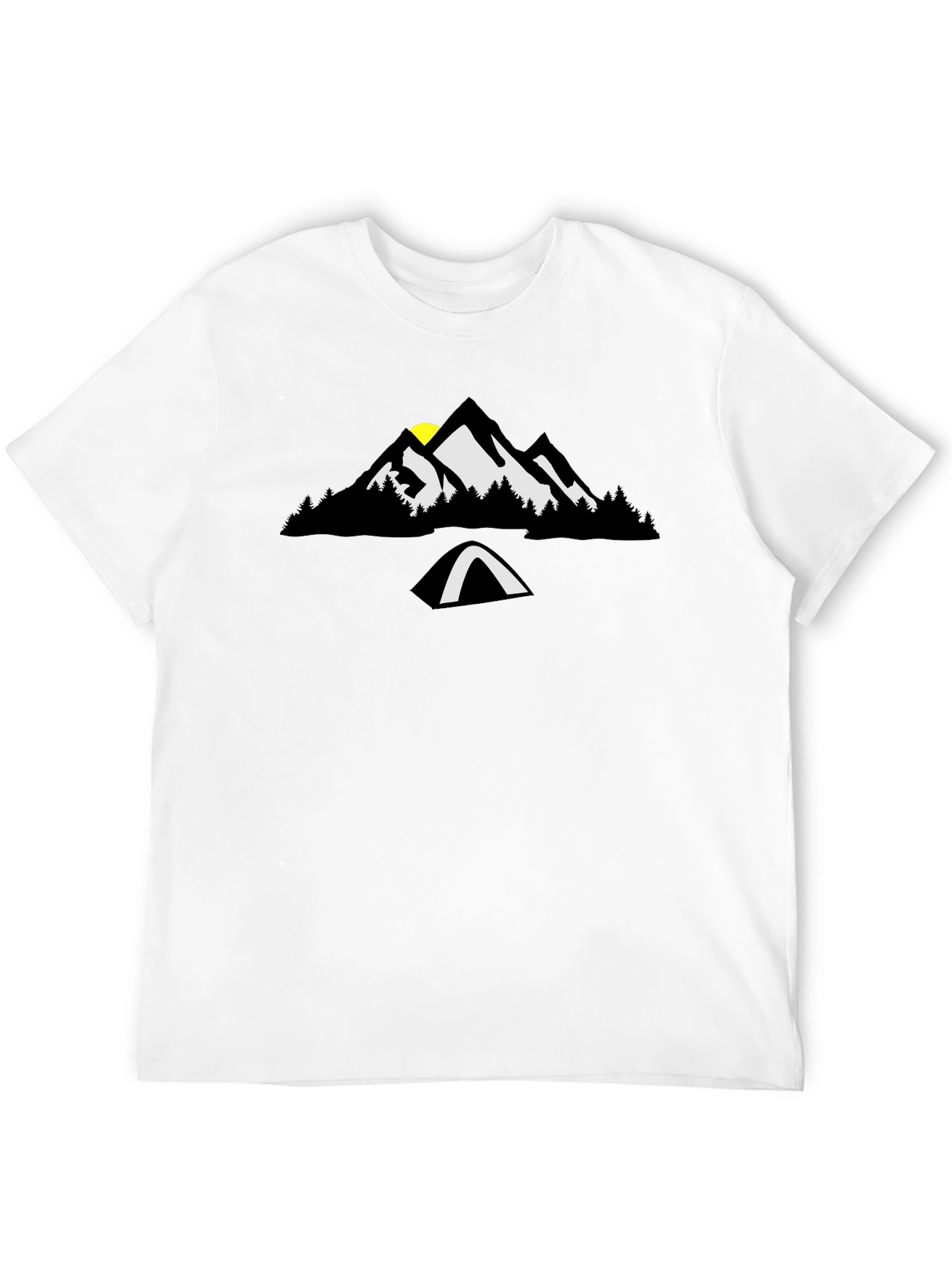 Mountain Camp Graphic Tee - Black