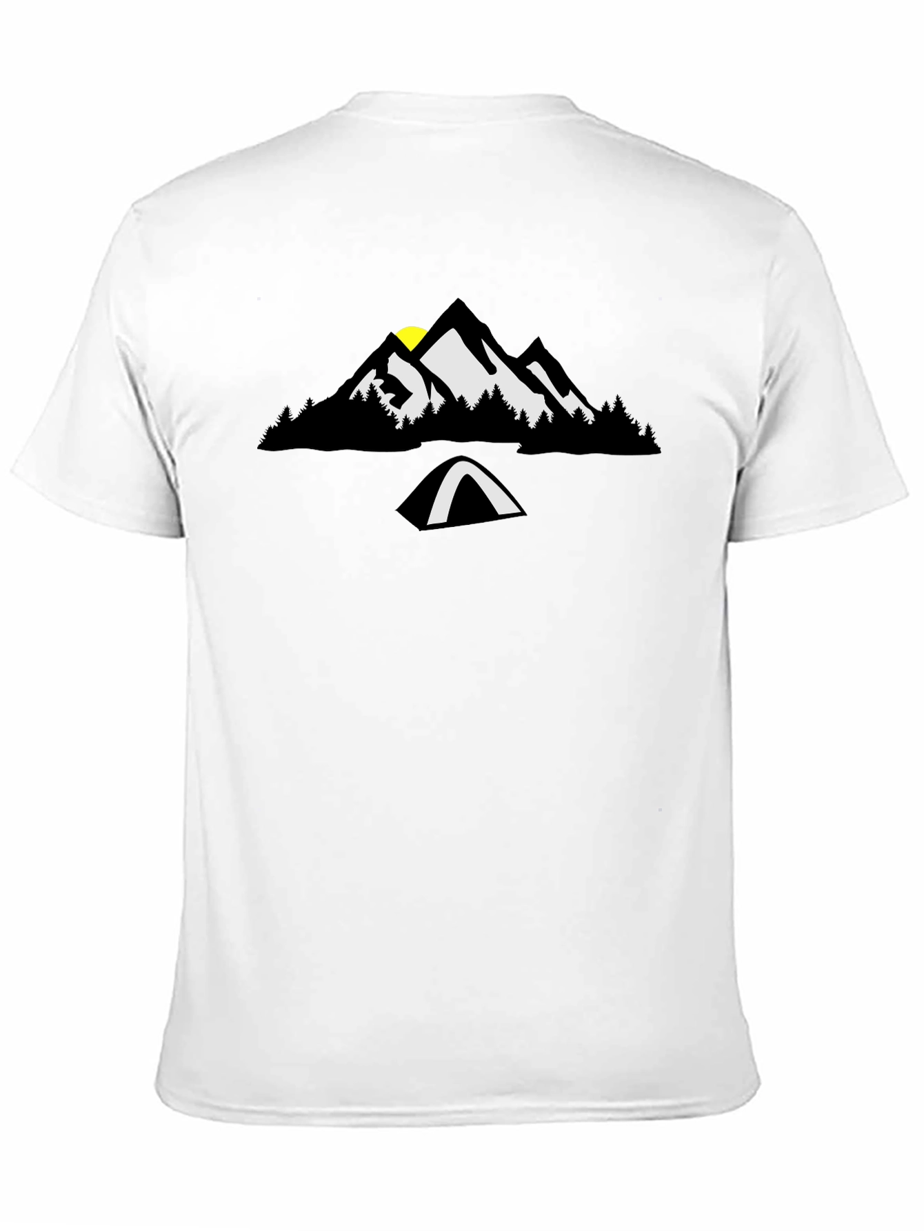 Mountain Camp Graphic Tee - Black