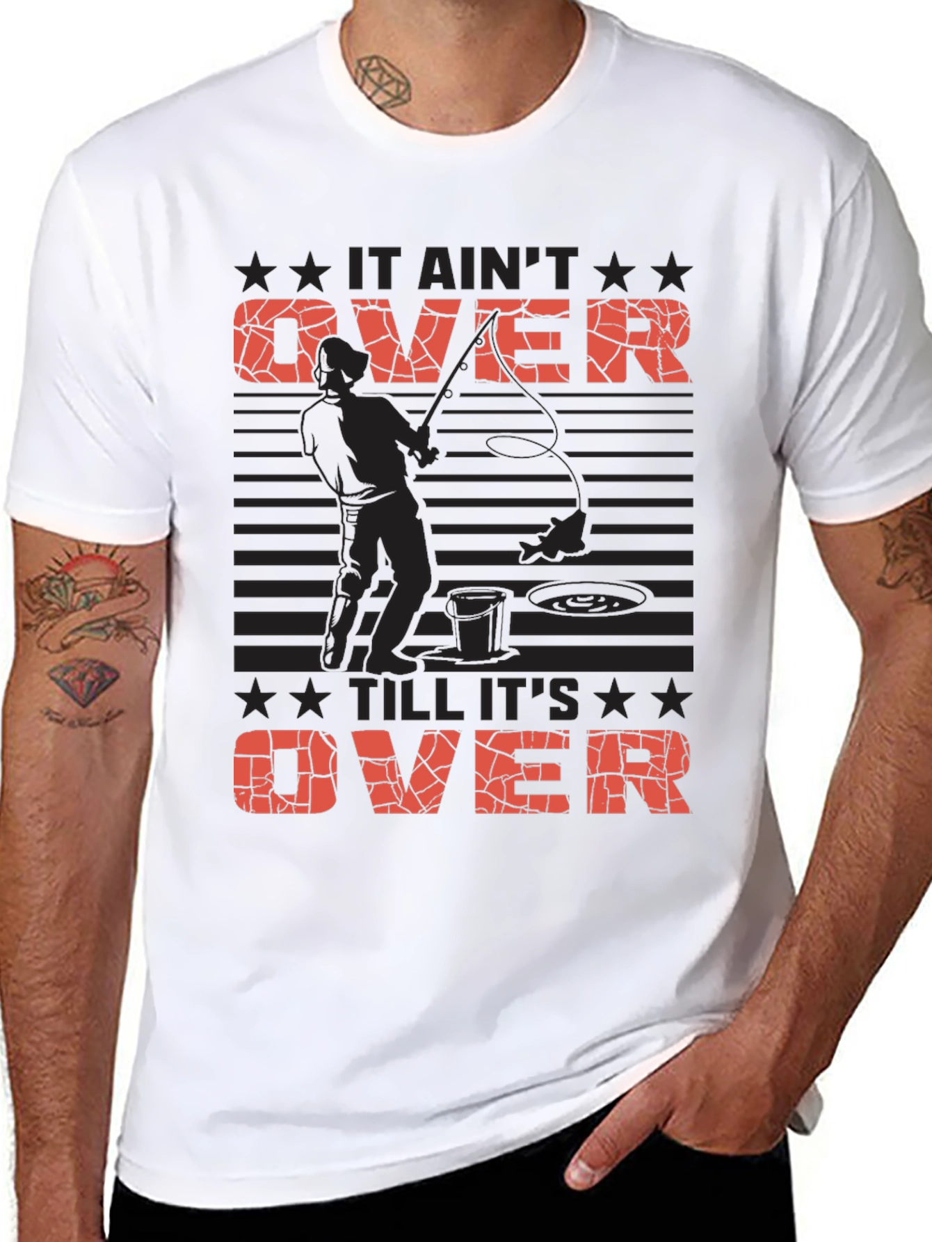 It Aint Over Till Its Over Fishing T-Shirt