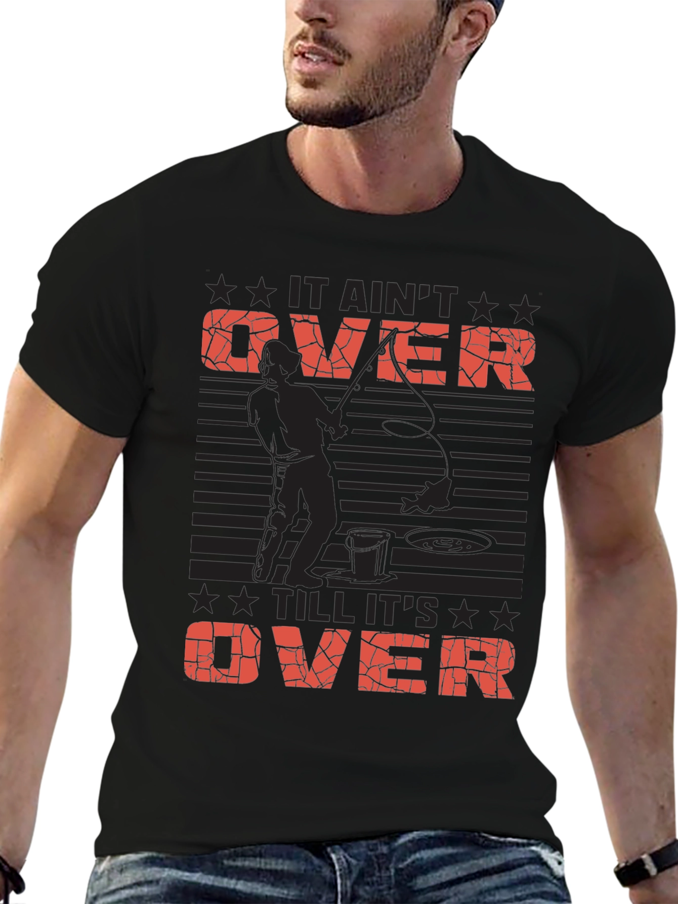 It Aint Over Till Its Over Fishing T-Shirt