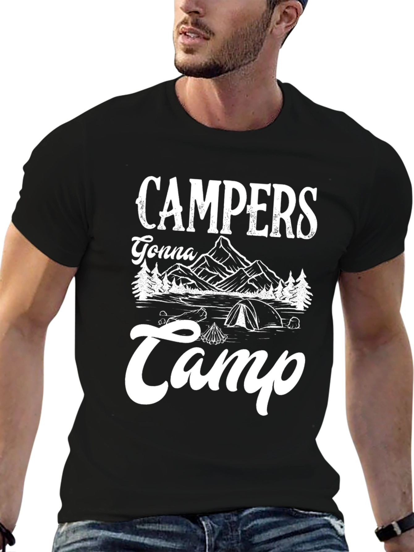 Campers Gonna Camp Graphic Tee - Adventure Ready!