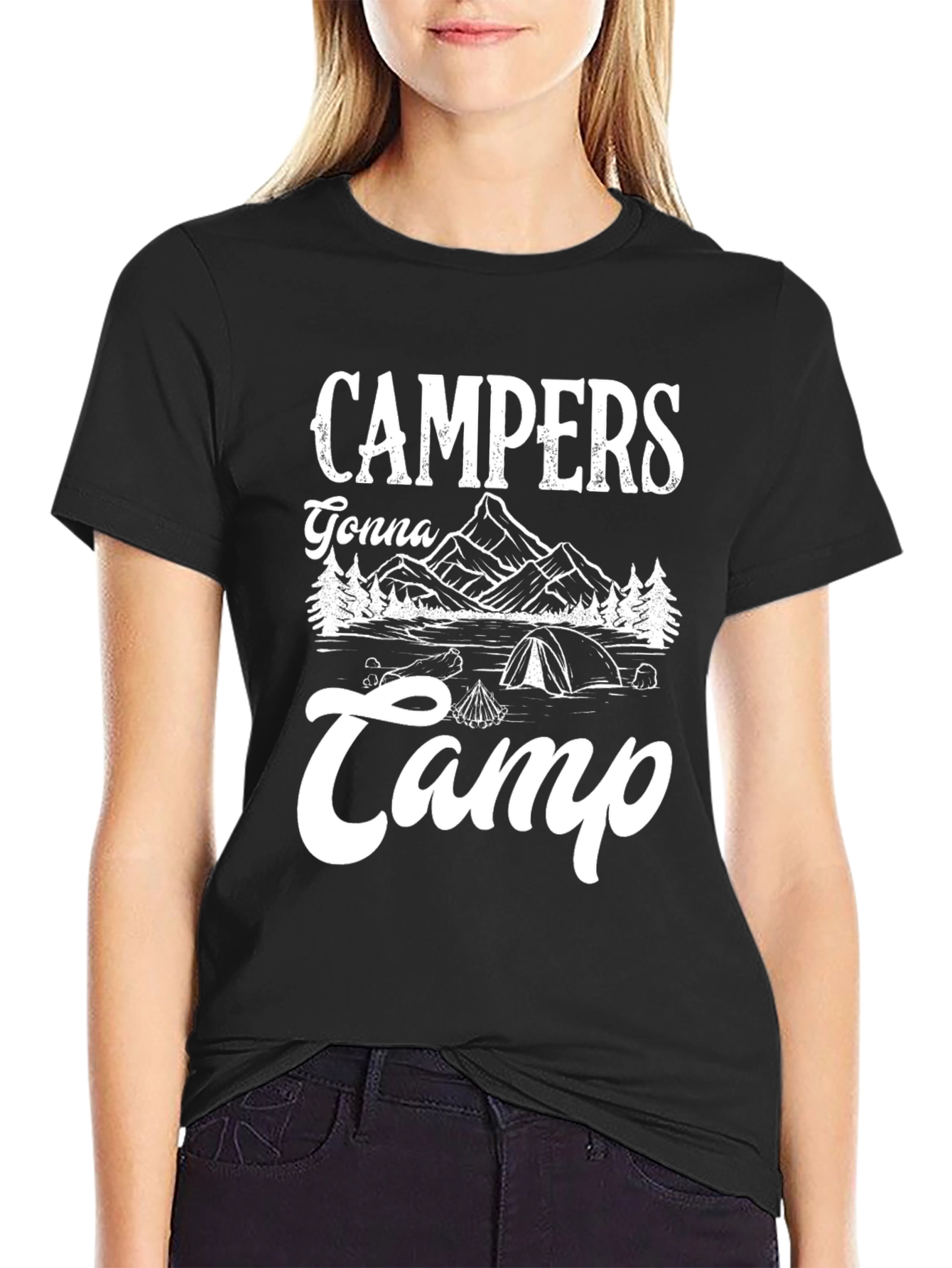 Campers Gonna Camp Graphic Tee - Adventure Ready!