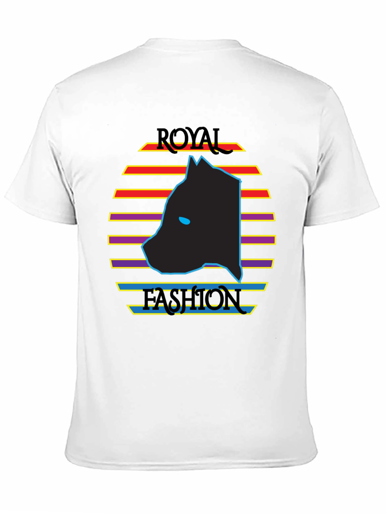 Royal Fashion Graphic Tee - Retro Style