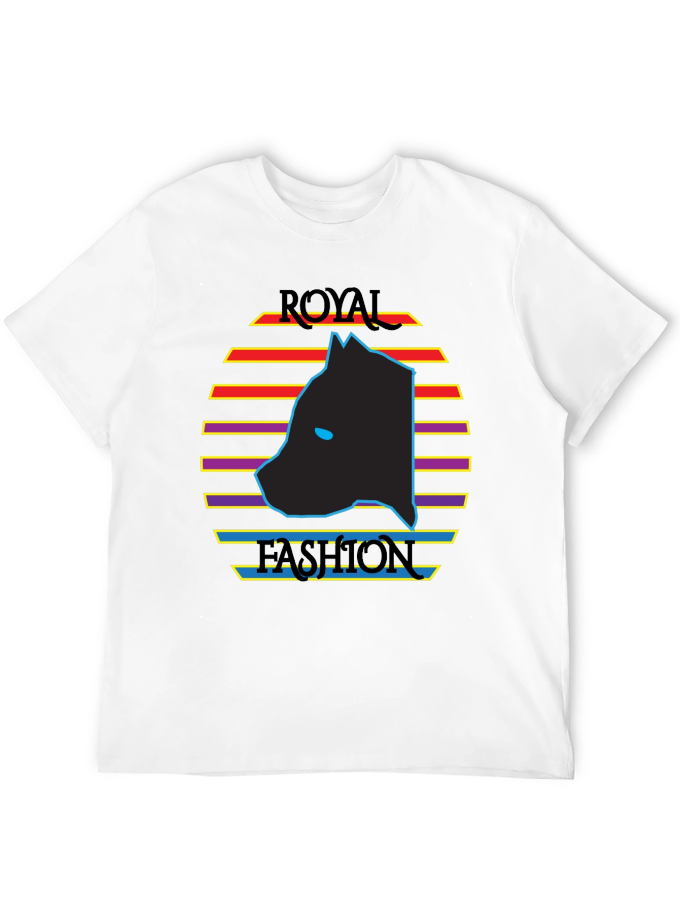 Royal Fashion Graphic Tee - Retro Style