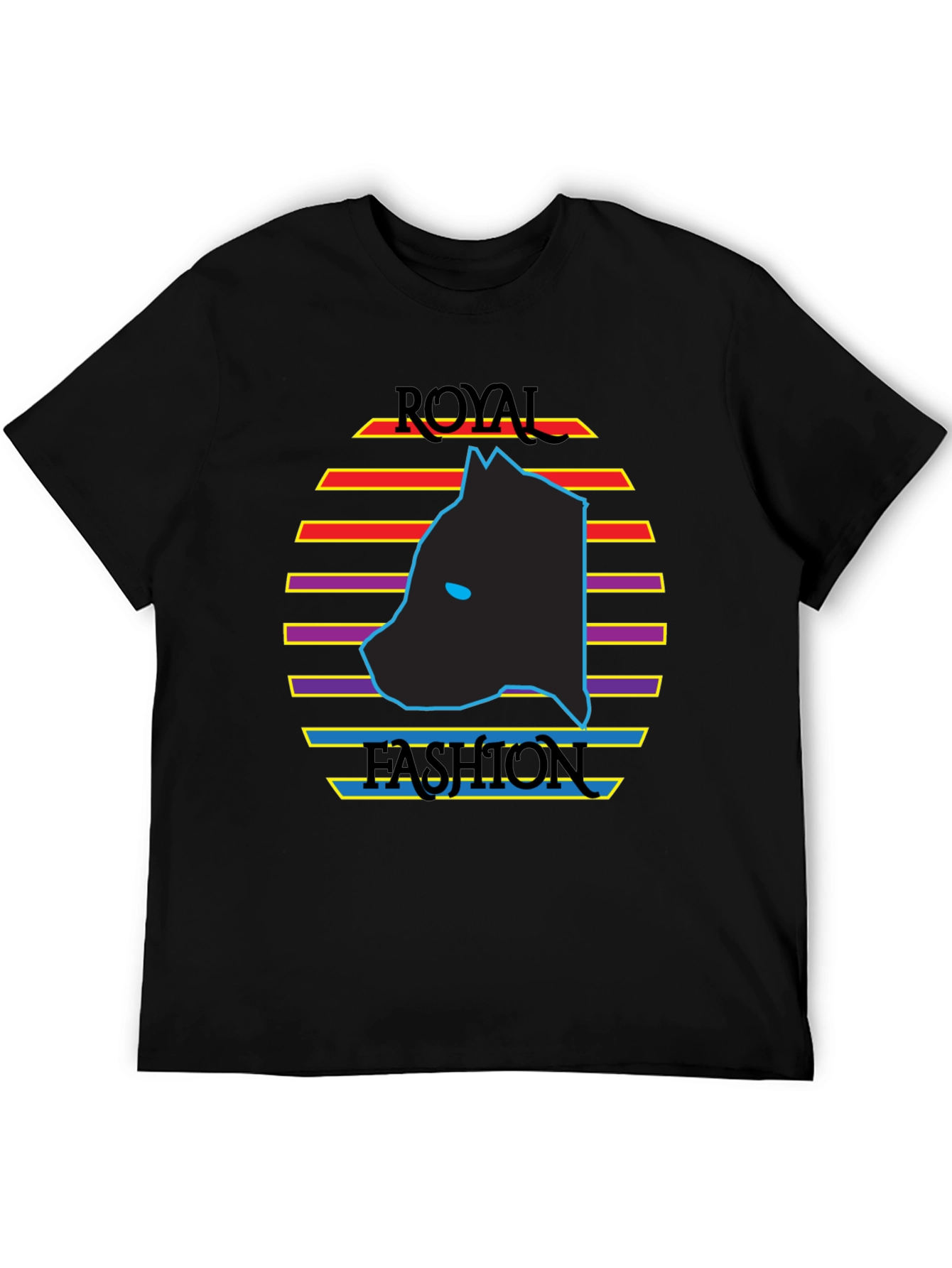 Royal Fashion Graphic Tee - Retro Style