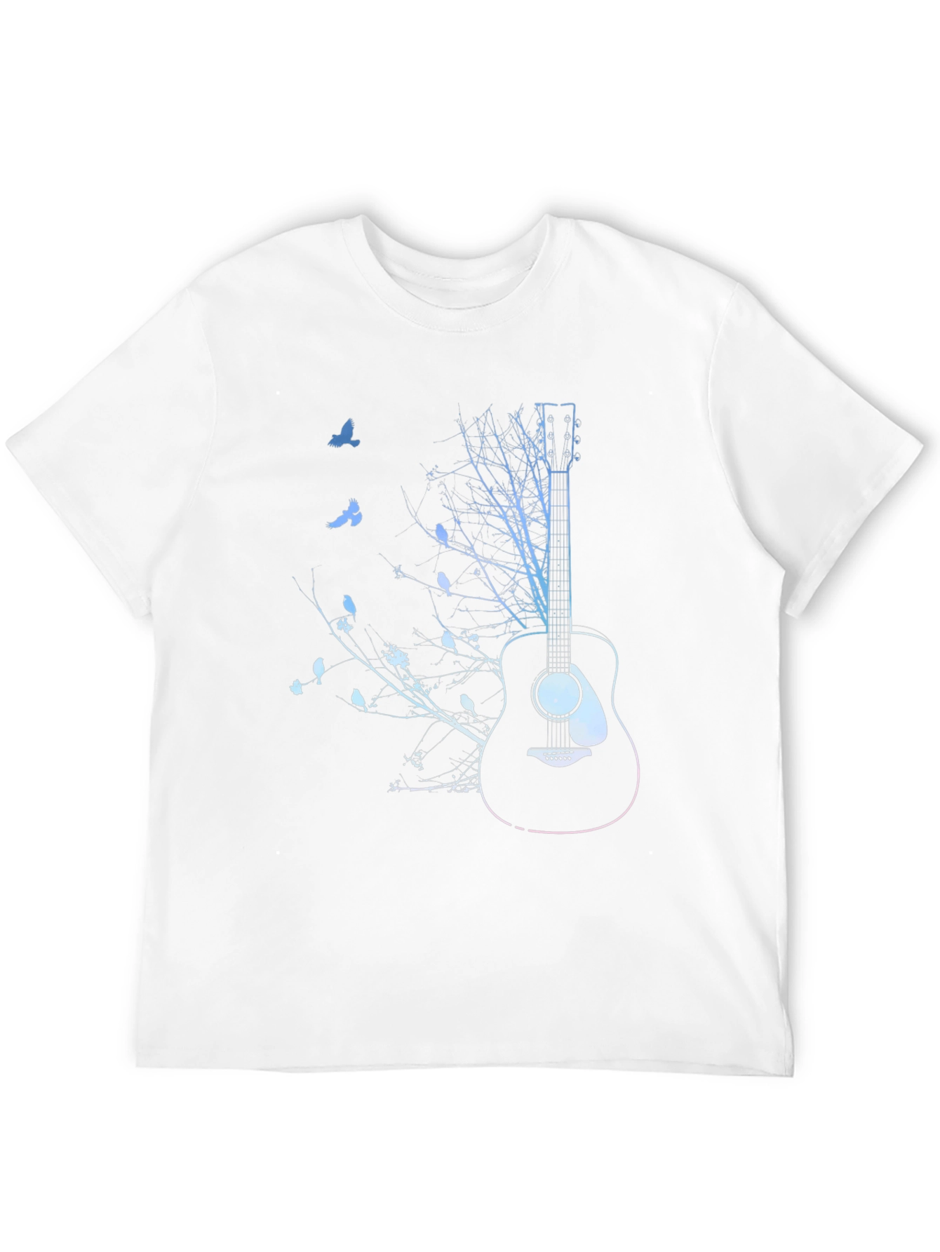Guitar Tree Graphic Tee - Music Lover Shirt