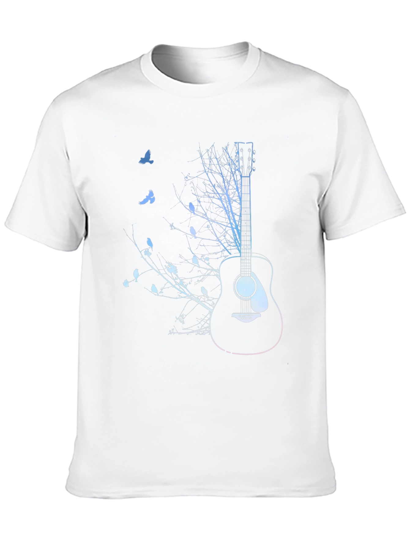 Guitar Tree Graphic Tee - Music Lover Shirt