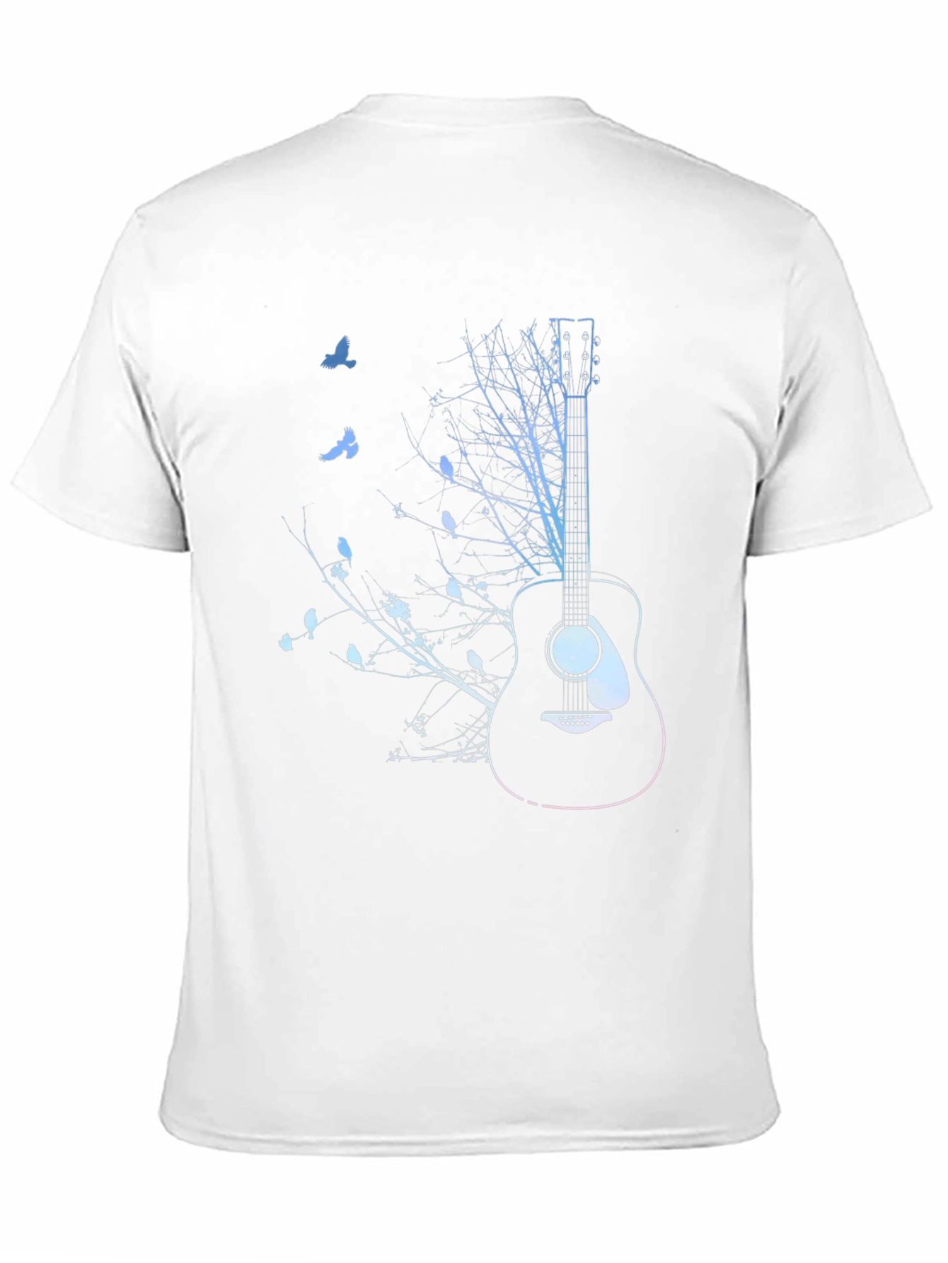 Guitar Tree Graphic Tee - Music Lover Shirt